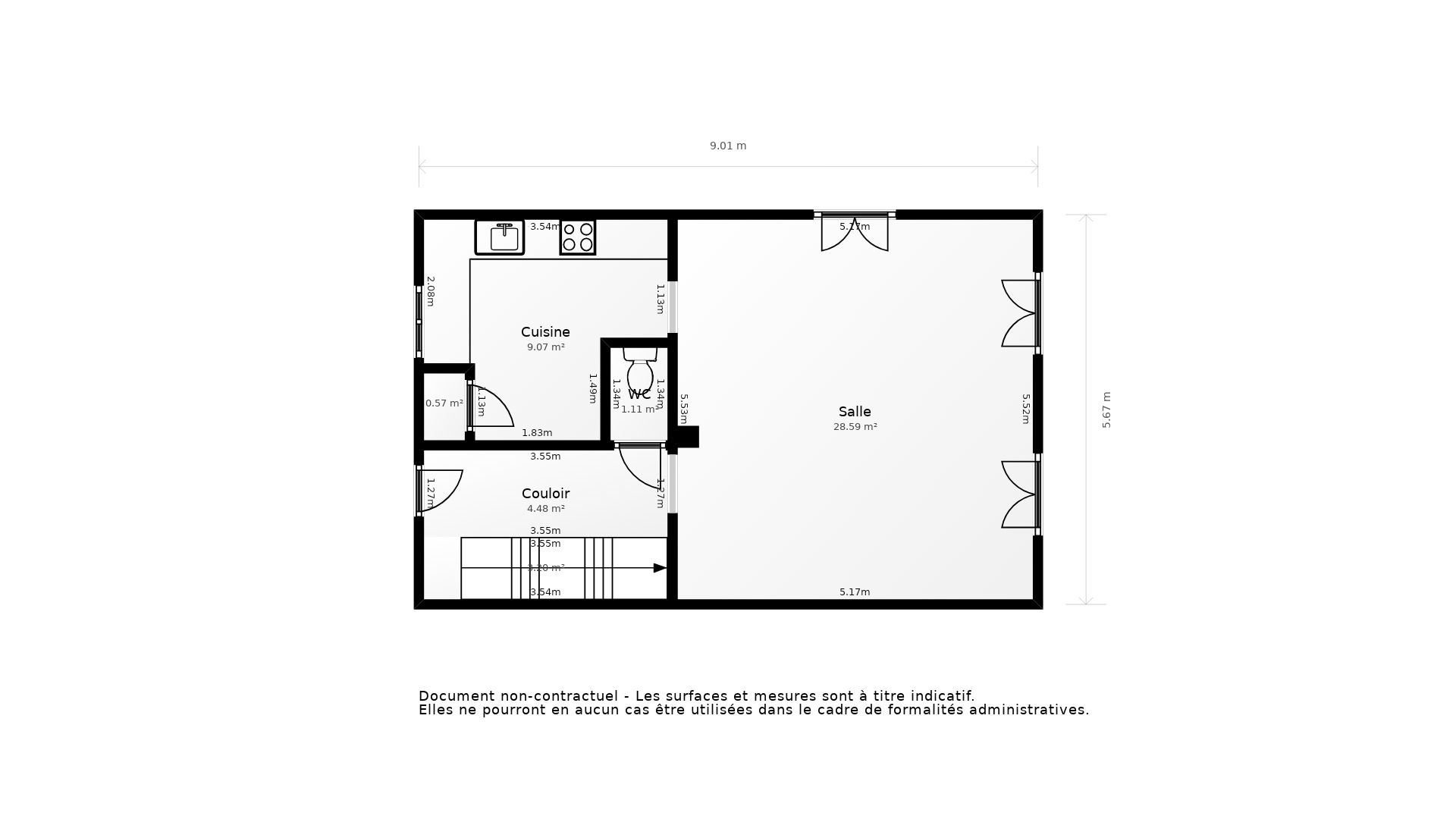 Vente Maison MERIGNAC - 5 pièces - 89 m² - (33700)