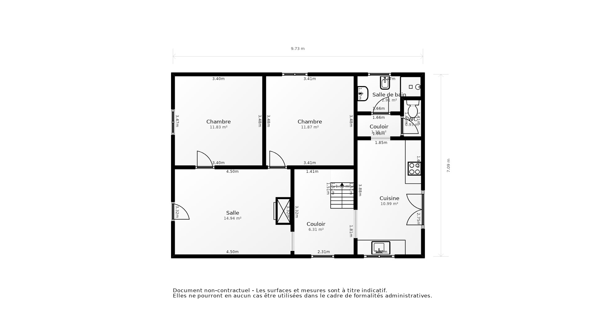 Vente Maison VIELLE ST GIRONS - 3 pièces - 95 m² - (40560)