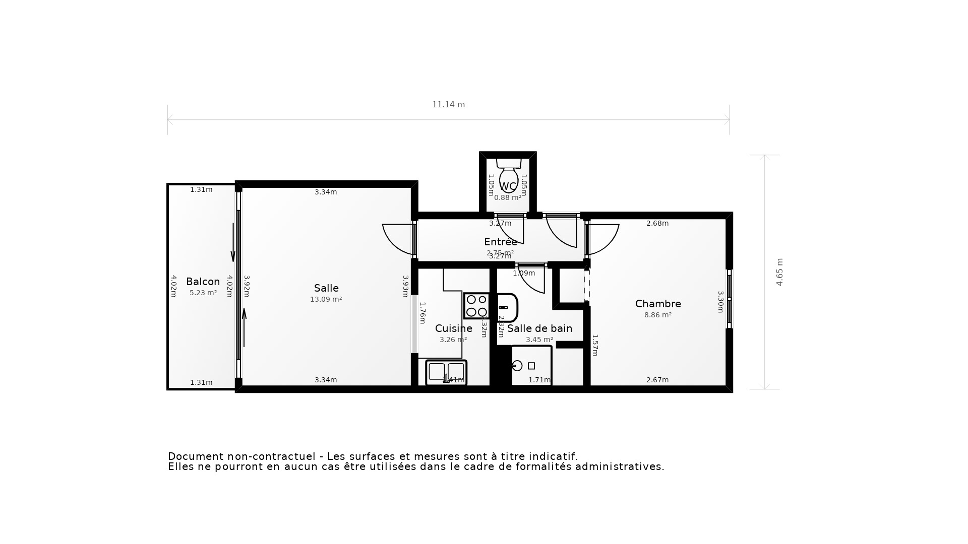 Vente Appartement PALAVAS LES FLOTS - 2 pièces - 34,8 m² - (34250)