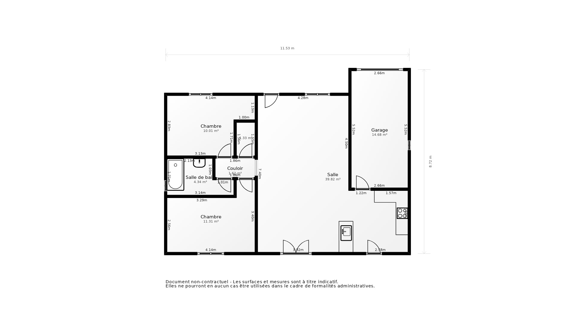 Vente Maison VALENCE - 3 pièces - 76 m² - (82400)