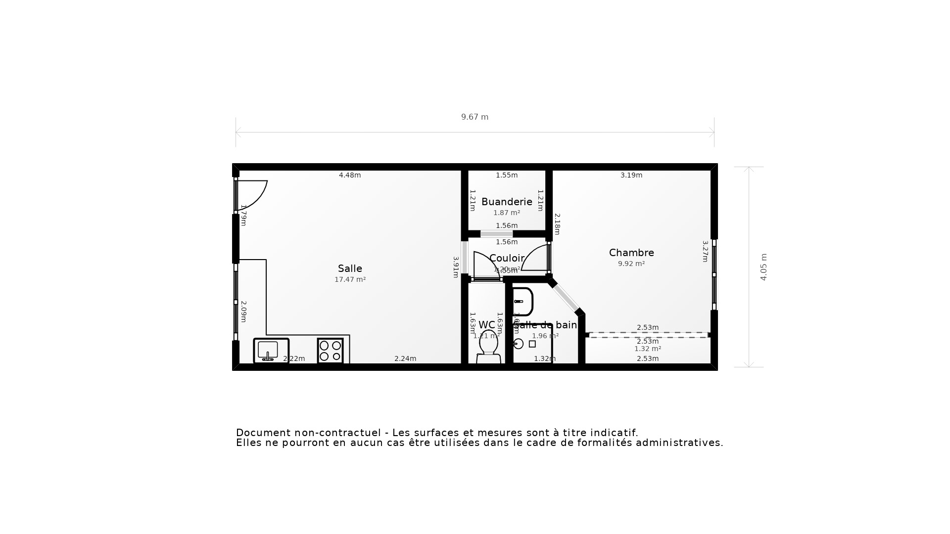 Vente Appartement ST MEDARD EN JALLES - 2 pièces - 34 m² - (33160)