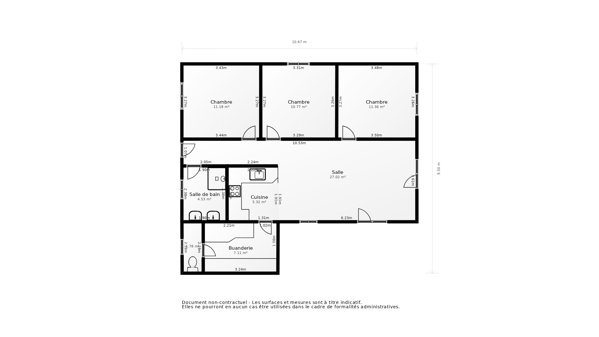 Vente Maison ST DENIS D OLERON - 4 pièces - 74 m² - (17650)