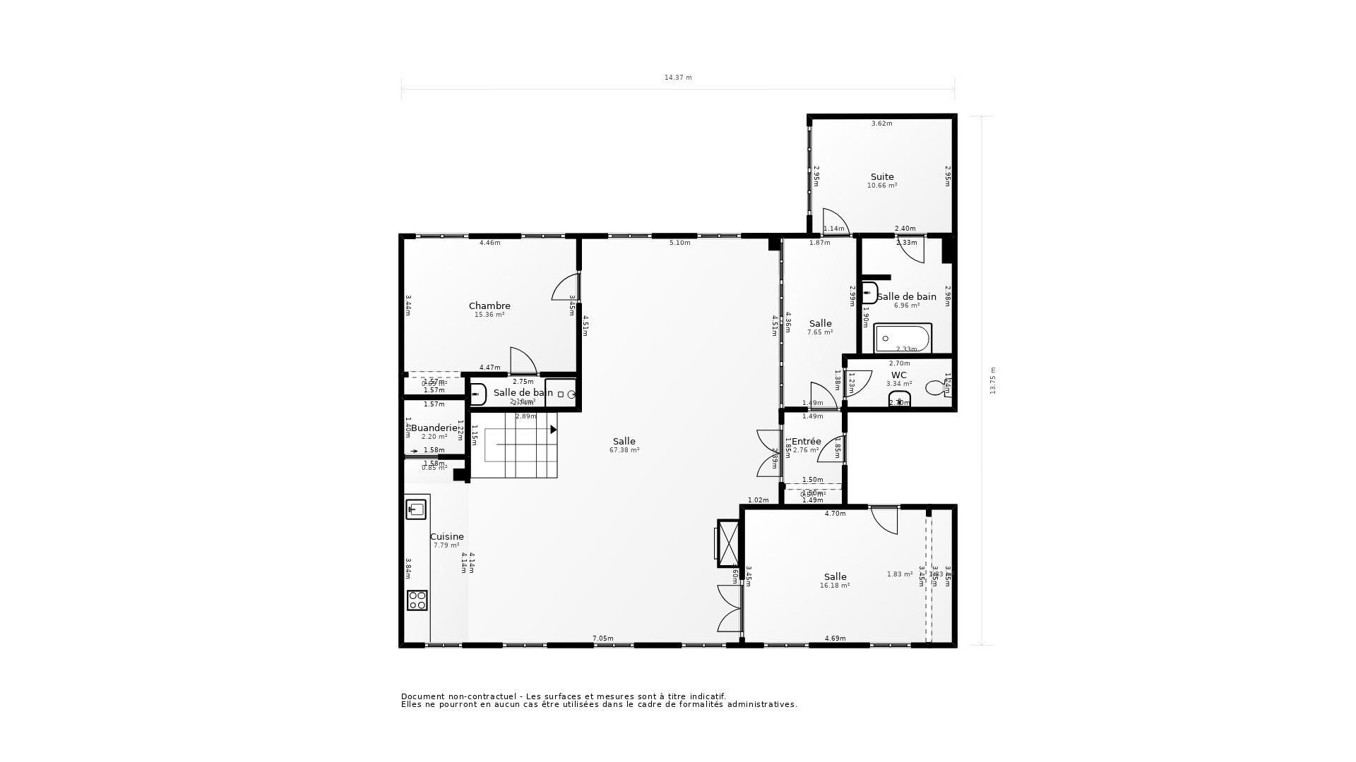 Vente Appartement BORDEAUX - 5 pièces - 230 m² - (33100)