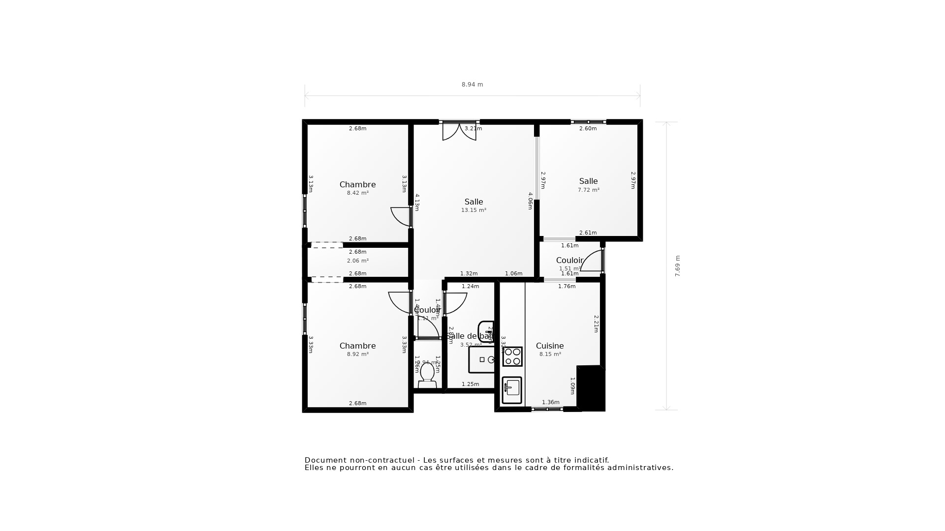 Vente Appartement CONCARNEAU - 3 pièces - 69 m² - (29900)