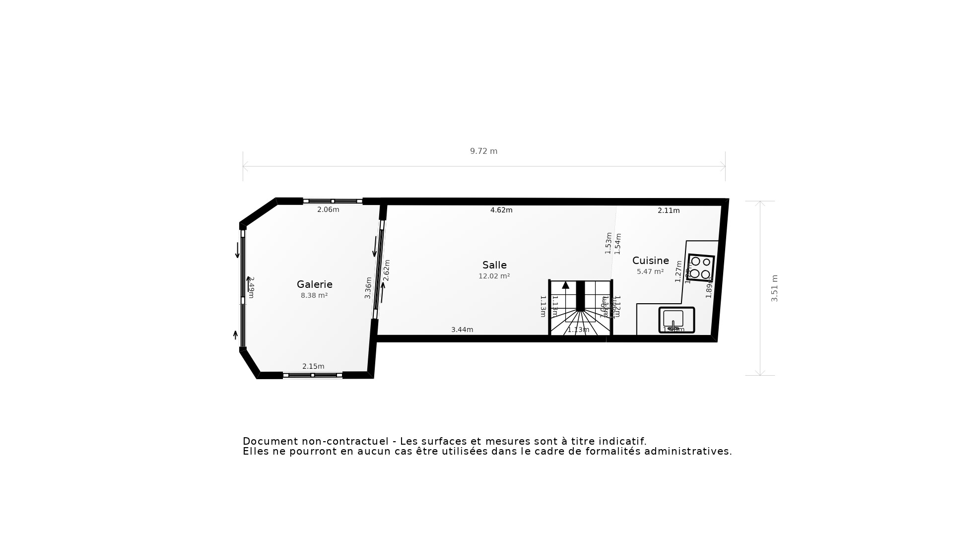 Vente Maison AUVERS SUR OISE - 3 pièces - 54 m² - (95430)