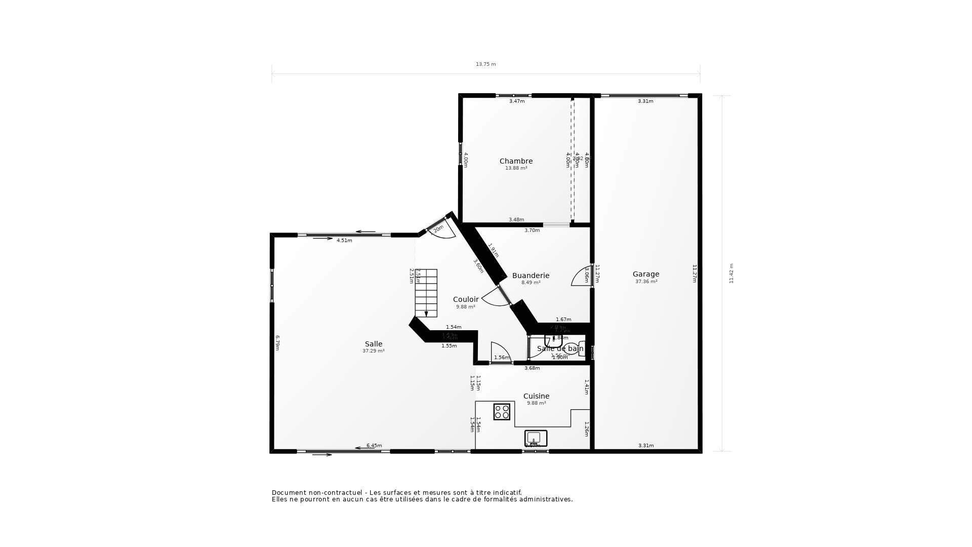 Vente Maison PLABENNEC - 6 pièces - 106 m² - (29860)