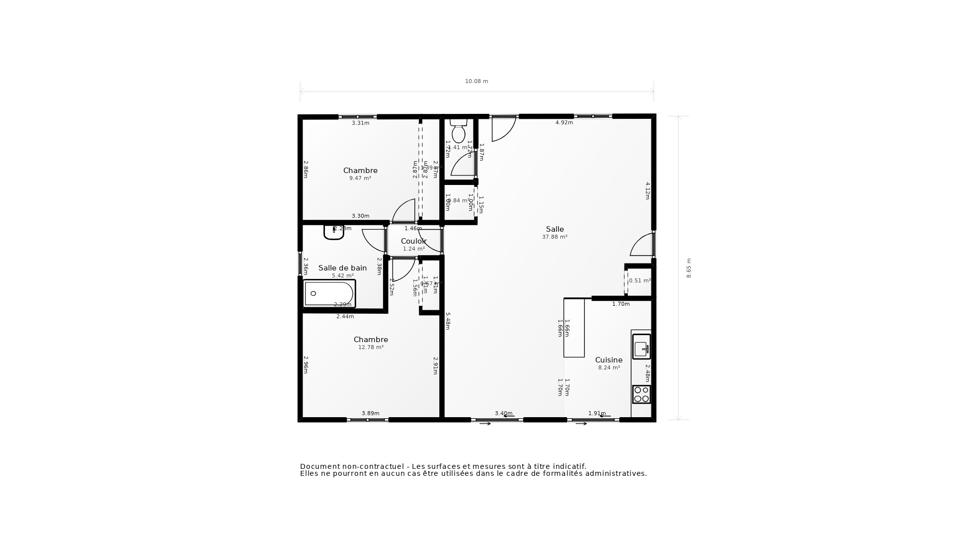 Vente Maison RUELLE SUR TOUVRE - 3 pièces - 85,9 m² - (16600)