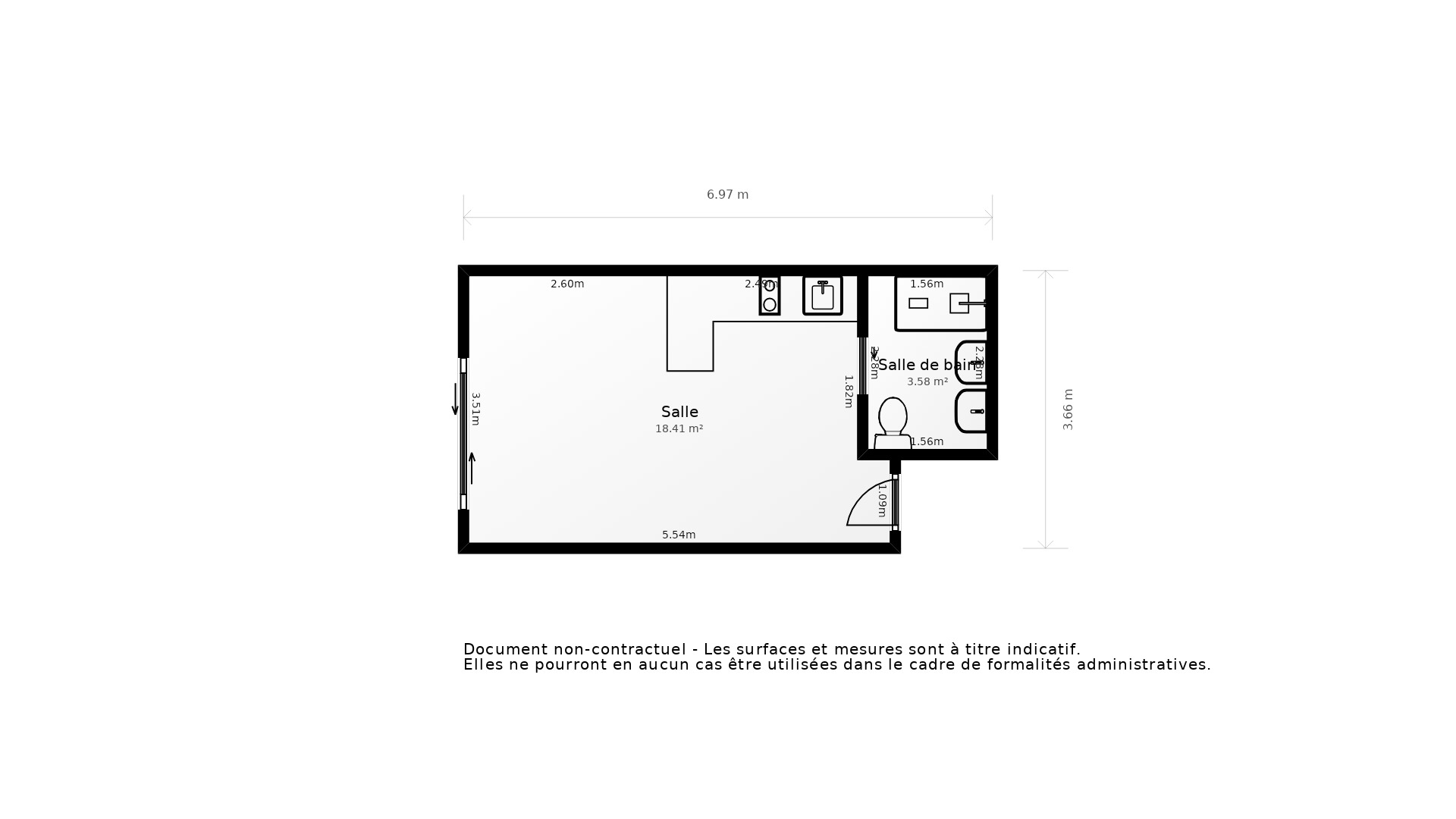 Vente Appartement PALAVAS LES FLOTS - 1 pièce - 22 m² - (34250)
