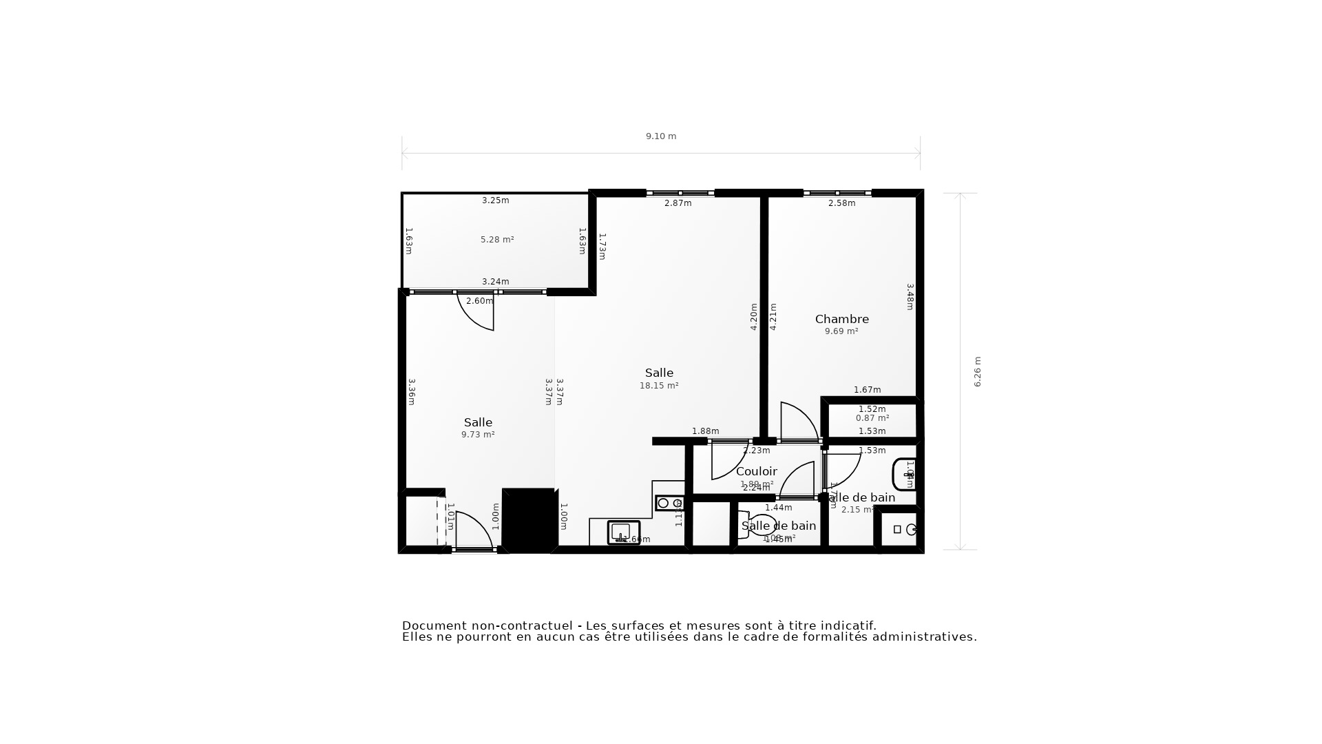 Vente Appartement ANDERNOS LES BAINS - 2 pièces - 51 m² - (33510)