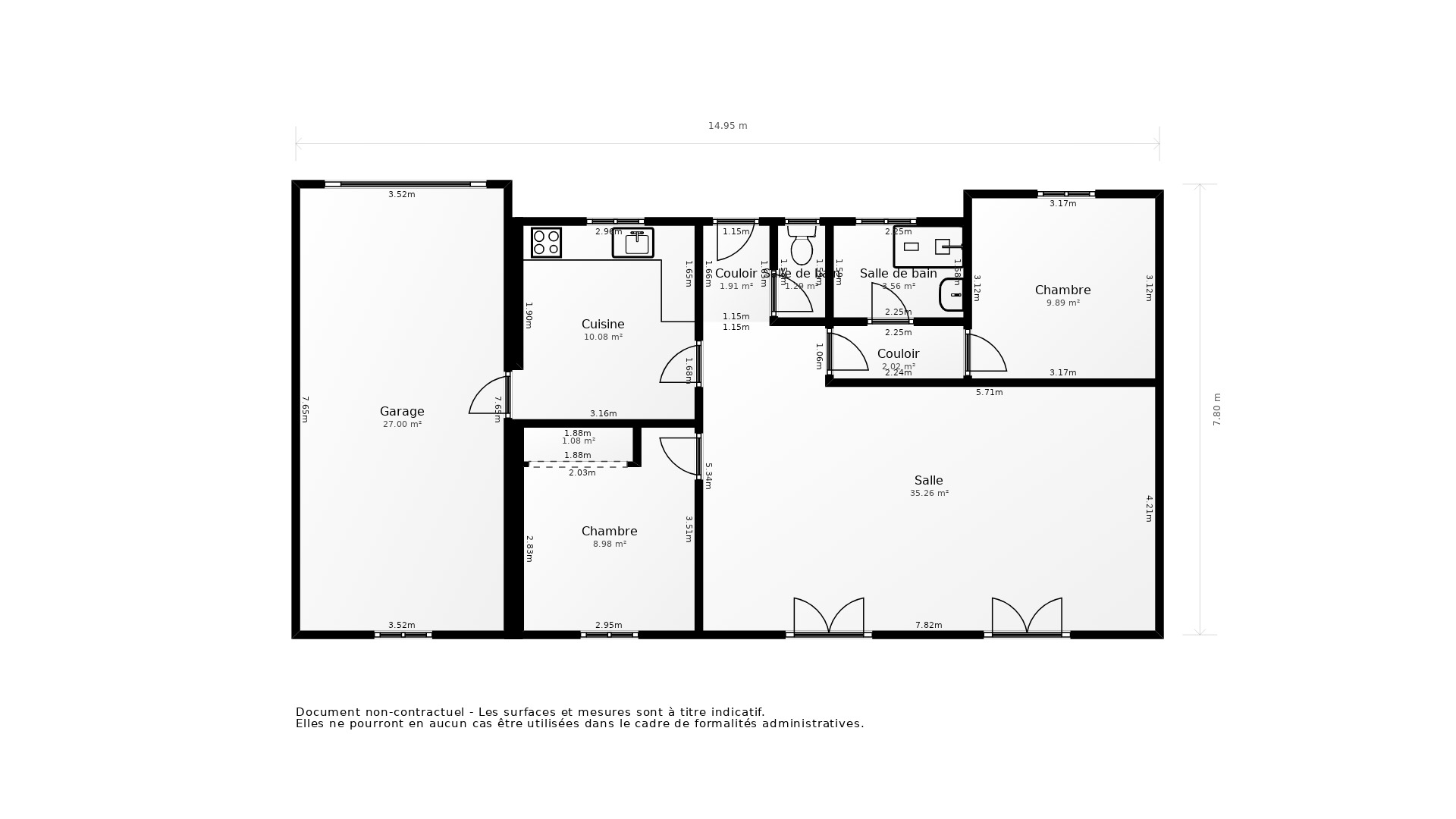 Vente Maison ST LAURENT MEDOC - 3 pièces - 80 m² - (33112)