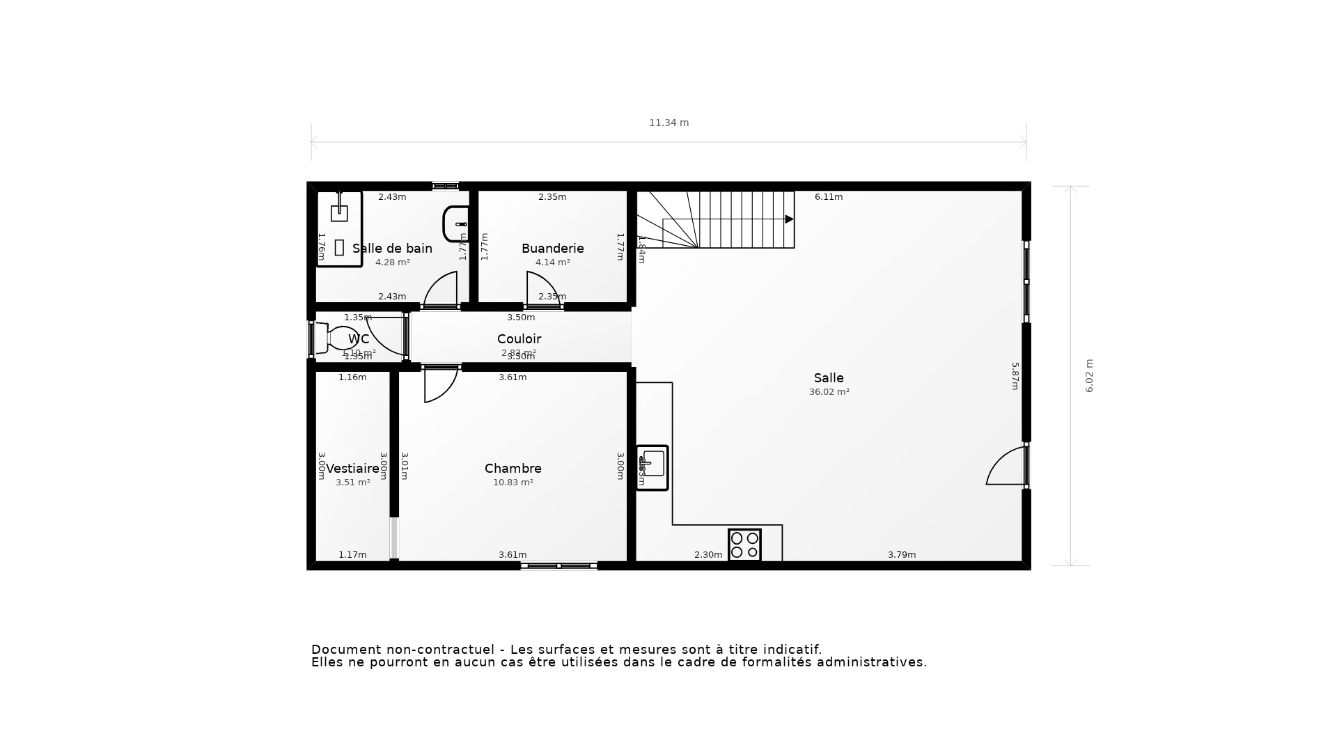 Vente Maison ST SIMON DE BORDES - 4 pièces - 98 m² - (17500)