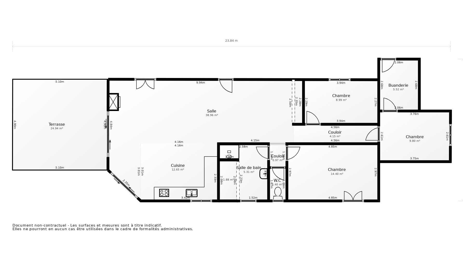 Vente Maison LABEYRIE - 5 pièces - 105 m² - (64300)