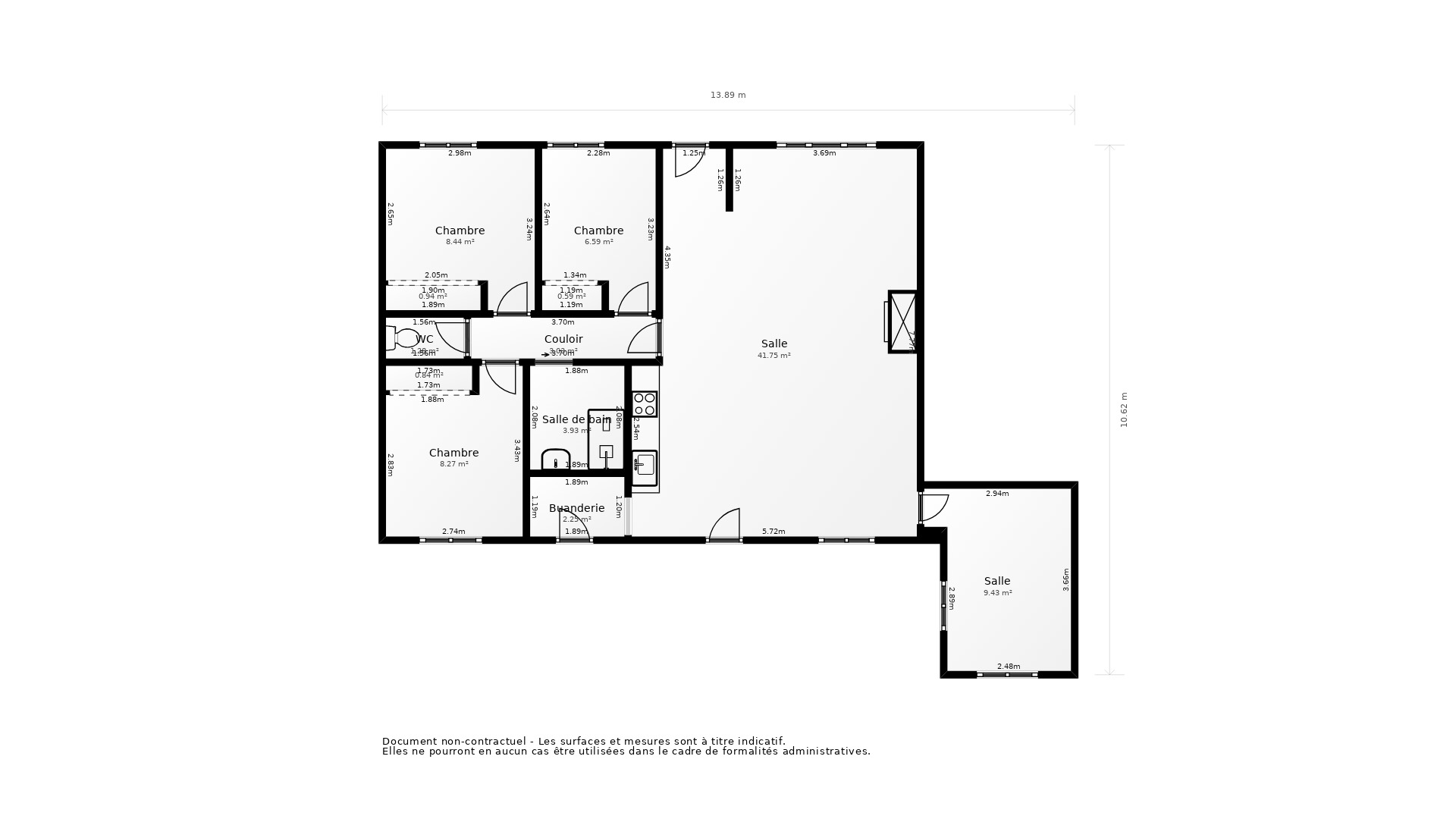 Vente Maison ST AUBIN DE MEDOC - 5 pièces - 93,4 m² - (33160)