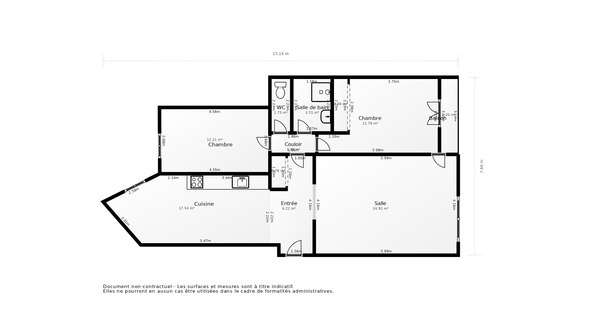 Vente Appartement OULLINS - 3 pièces - 75 m² - (69600)