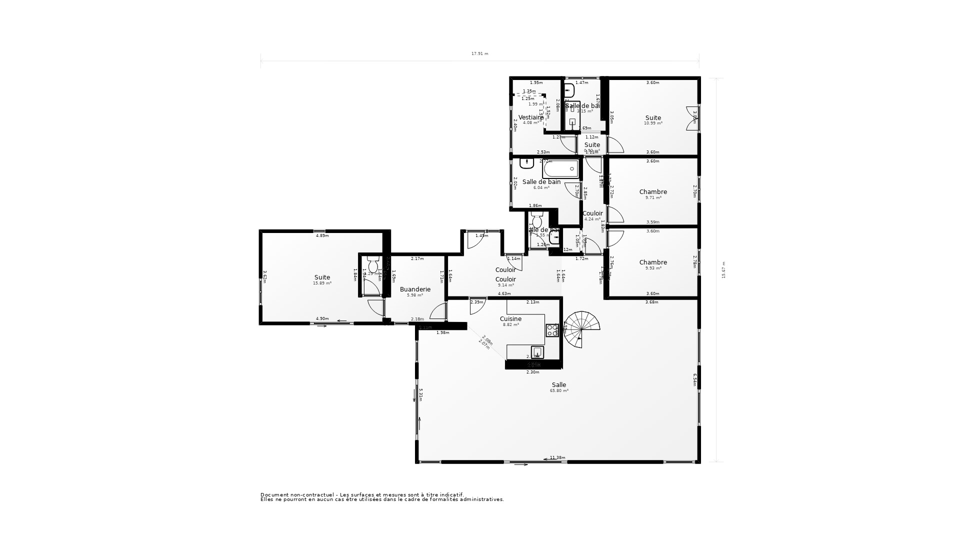 Vente Maison ST MICHEL DE RIEUFRET - 6 pièces - 188 m² - (33720)