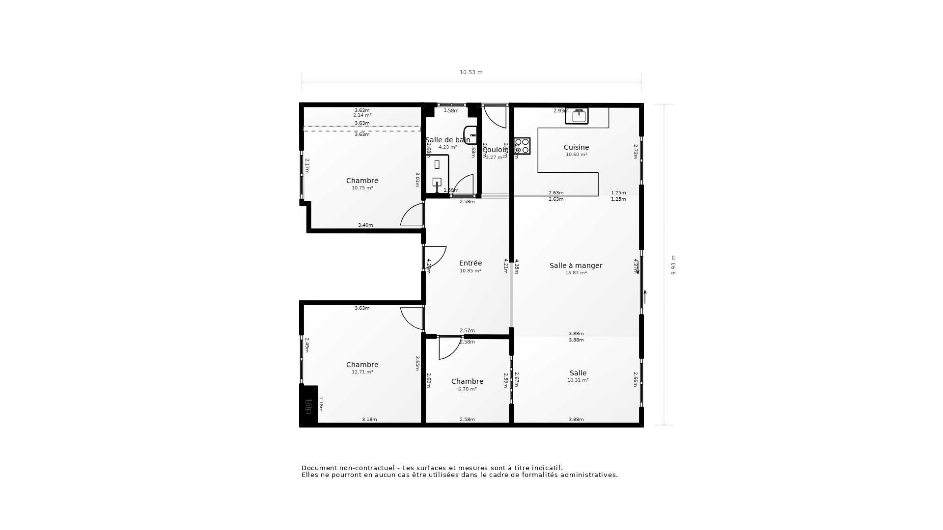 Vente Appartement LORIENT - 3 pièces - 95 m² - (56100)