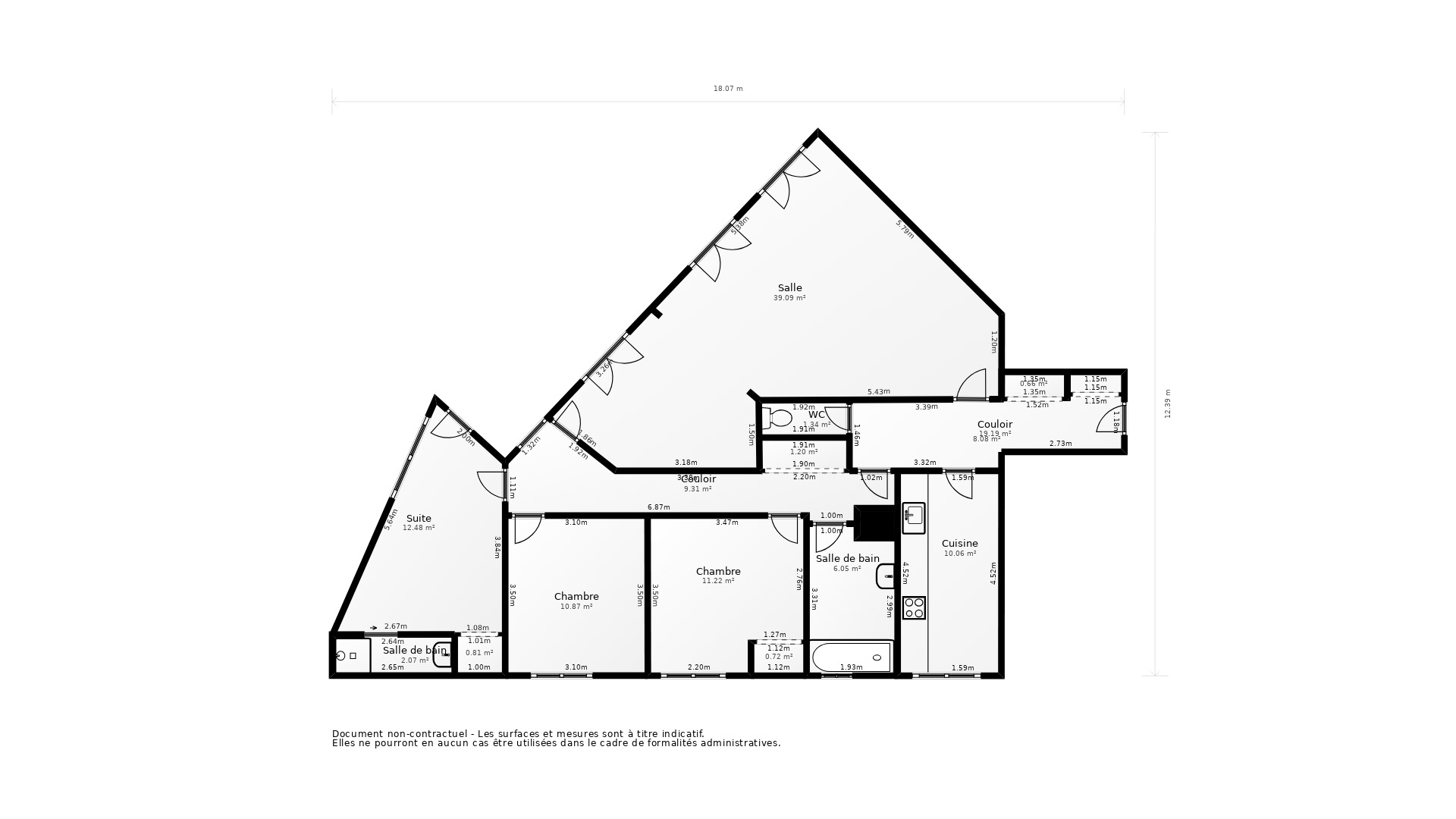 Vente Appartement LYON 03 - 5 pièces - 115 m² - (69003)