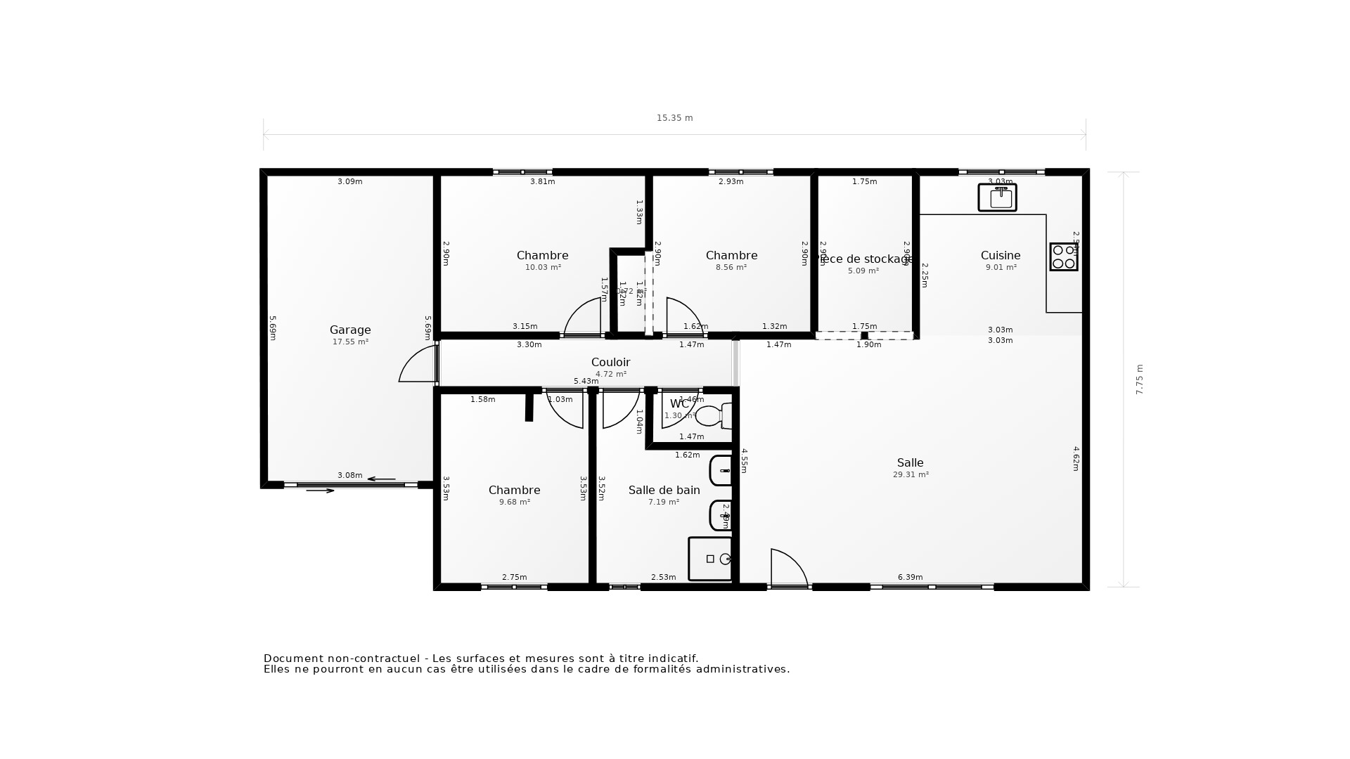 Vente Maison CALIGNAC - 4 pièces - 92 m² - (47600)