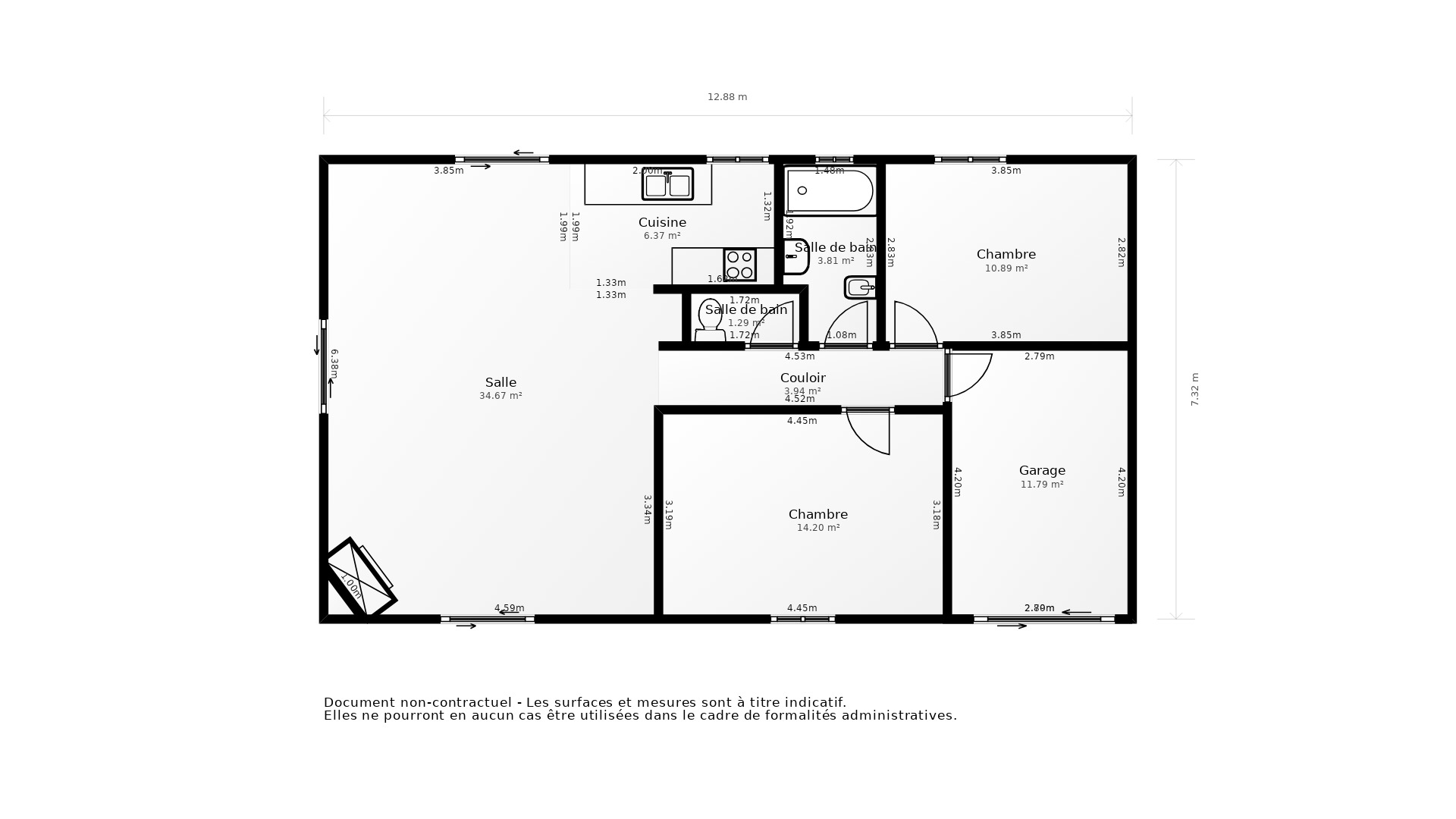 Vente Maison ANDERNOS LES BAINS - 3 pièces - 80 m² - (33510)