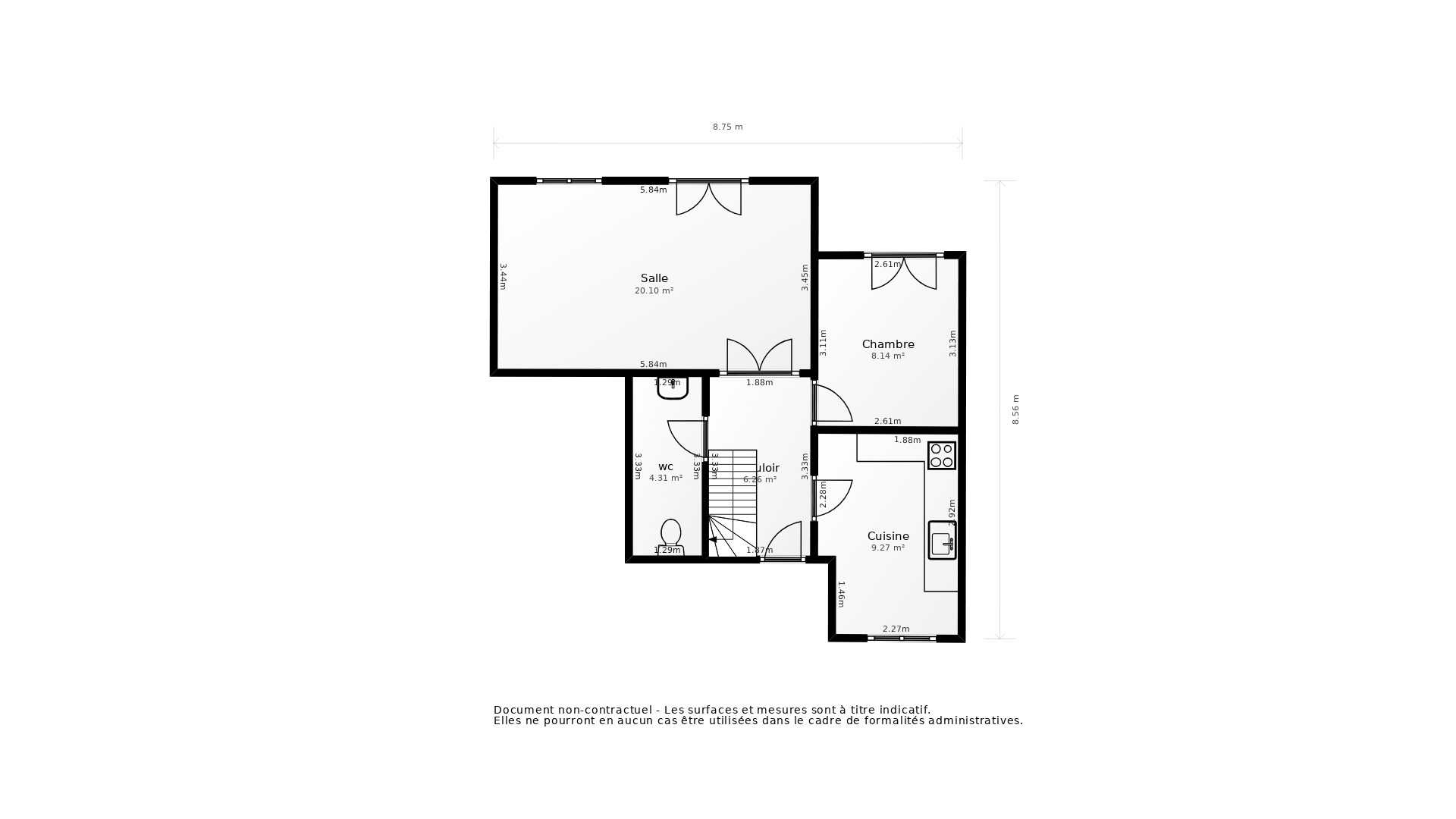 Vente Maison VAUREAL - 4 pièces - 87,5 m² - (95490)