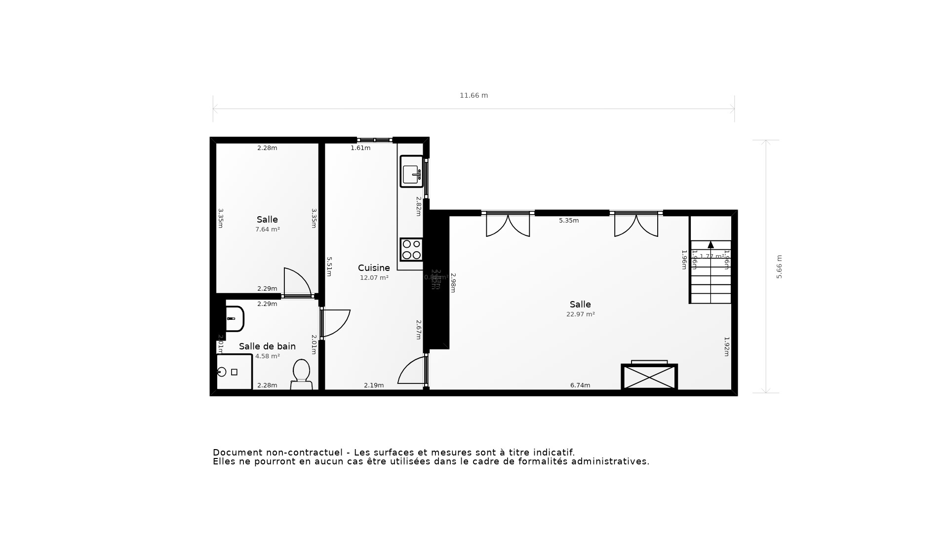 Vente Maison TABANAC - 3 pièces - 110 m² - (33550)