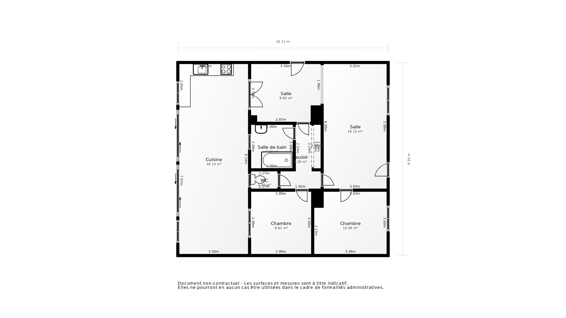 Vente Maison DEOLS - 3 pièces - 86 m² - (36130)