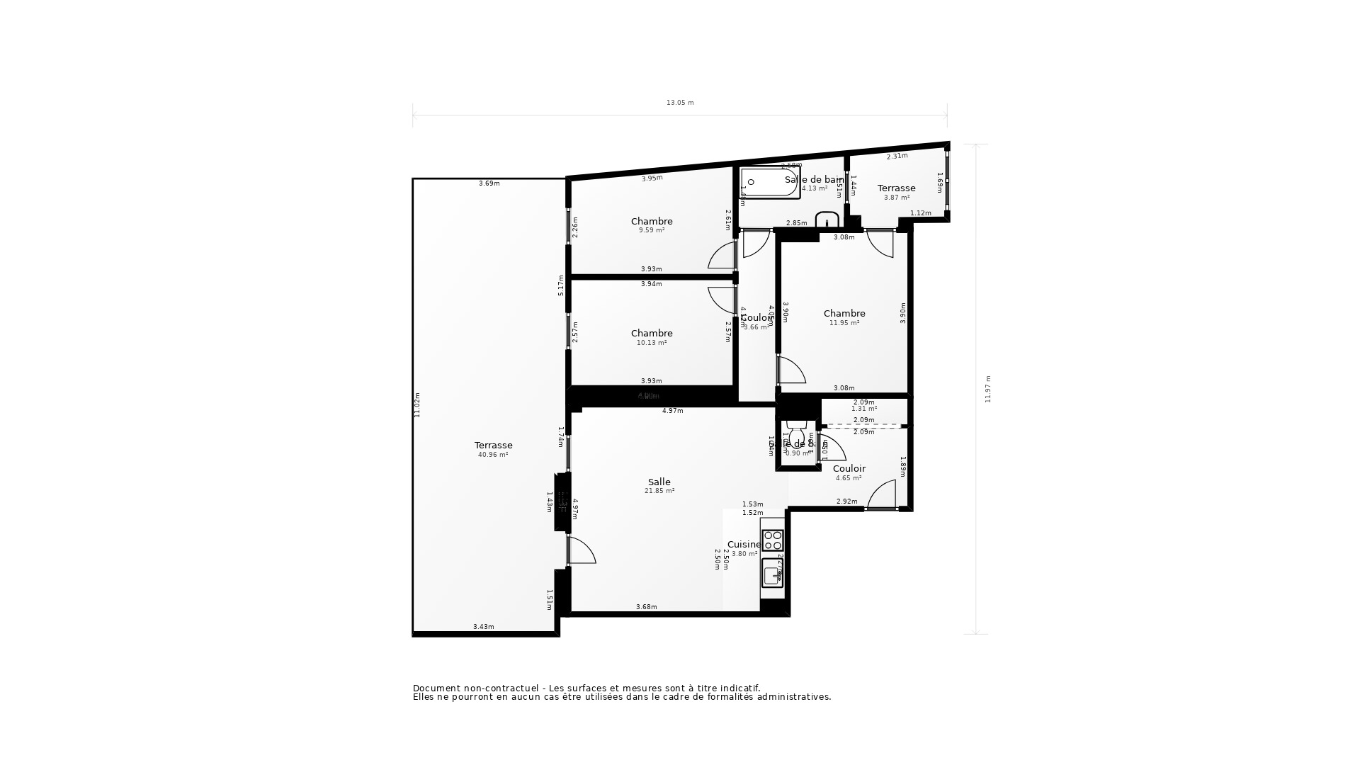 Vente Appartement CALUIRE ET CUIRE - 4 pièces - 78 m² - (69300)