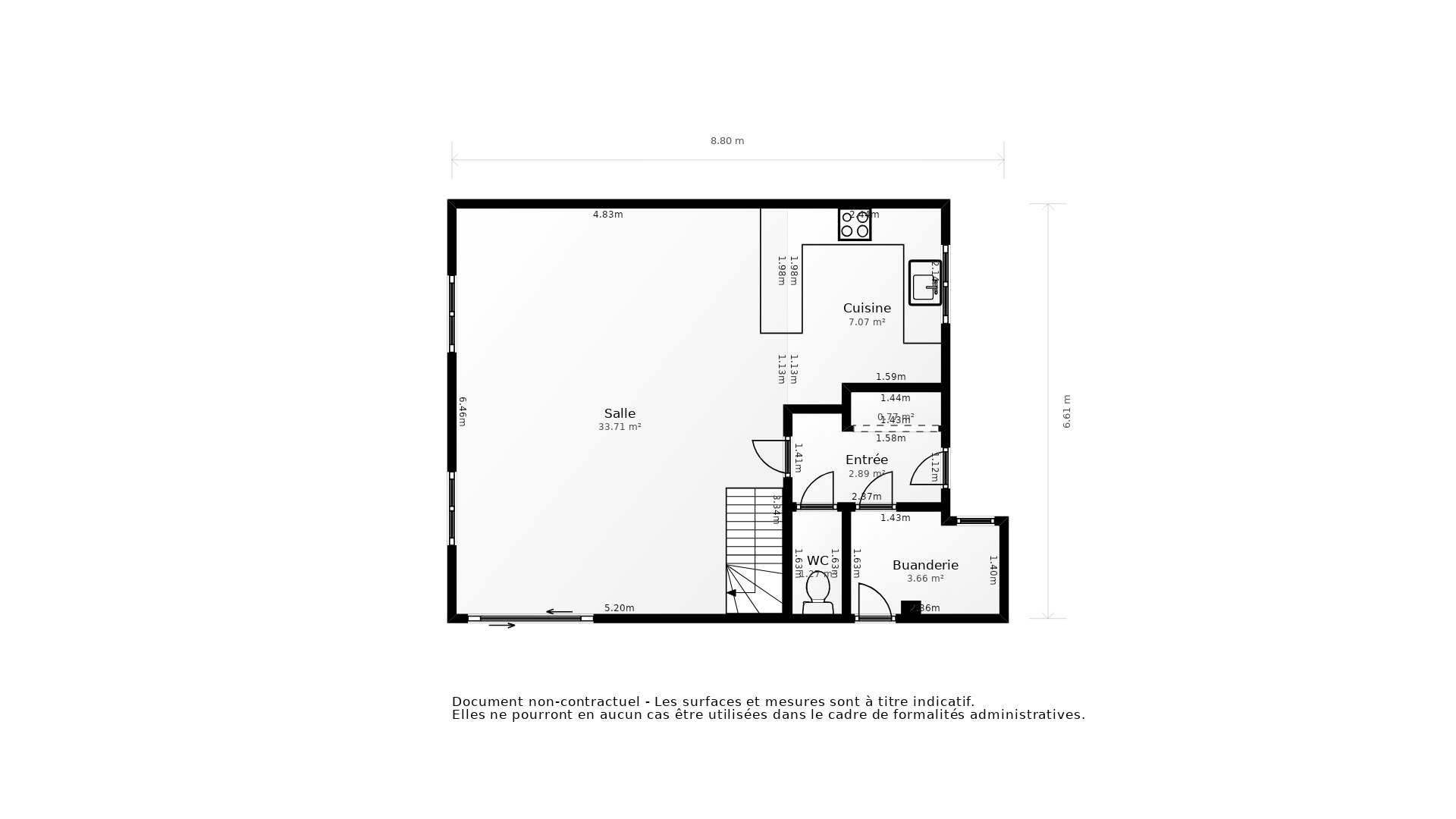 Vente Maison CORNEBARRIEU - 4 pièces - 90 m² - (31700)