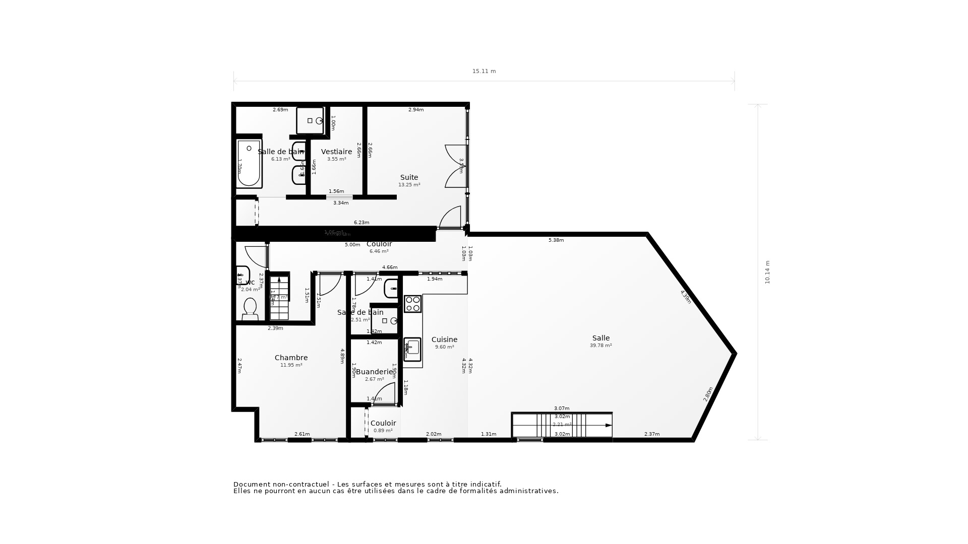 Vente Appartement LIBOURNE - 5 pièces - 108 m² - (33500)
