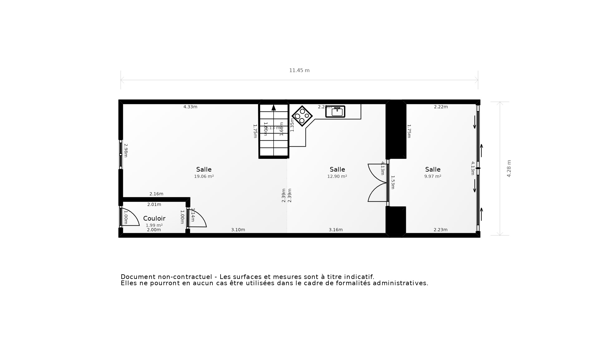 Vente Maison COGNAC - 3 pièces - 86 m² - (16100)