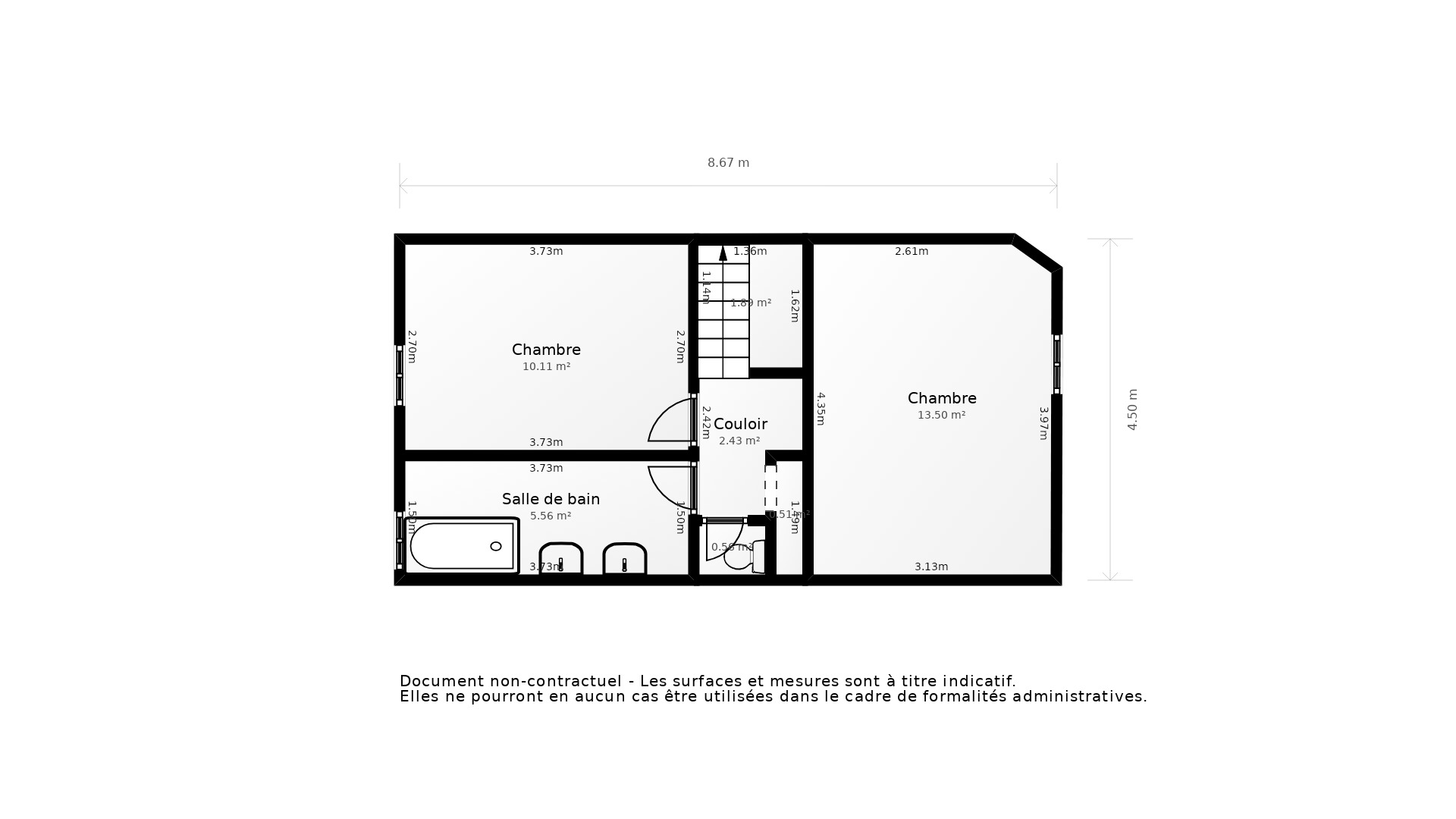 Vente Maison COGNAC - 3 pièces - 86 m² - (16100)
