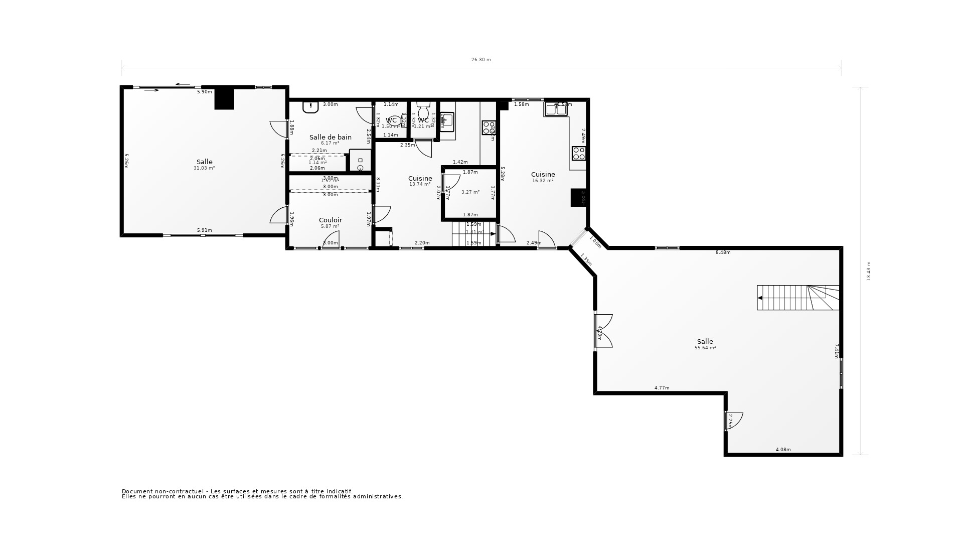Vente Maison LENTILLAC ST BLAISE - 4 pièces - 151 m² - (46100)