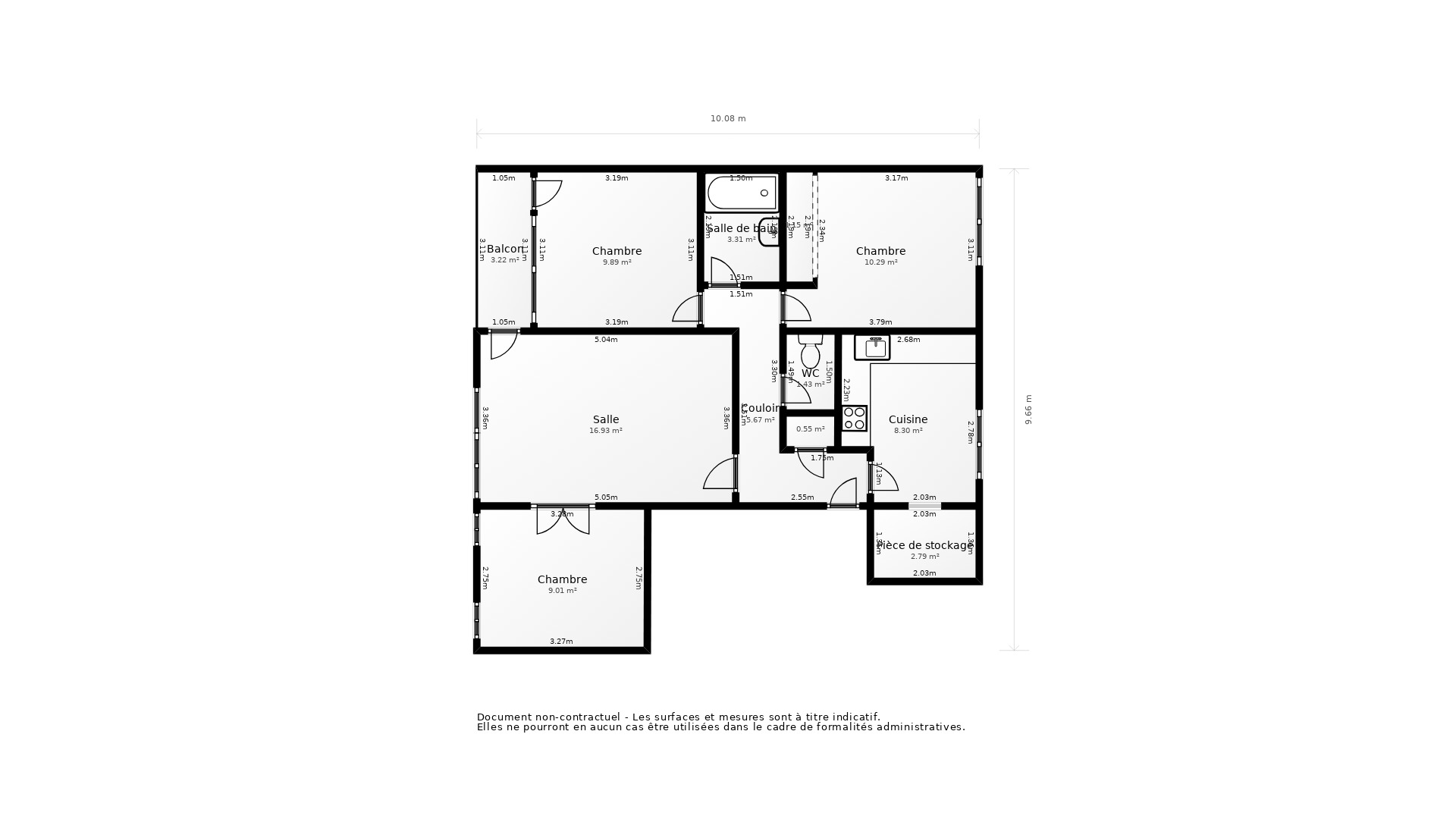 Vente Appartement CARBON BLANC - 4 pièces - 73 m² - (33560)
