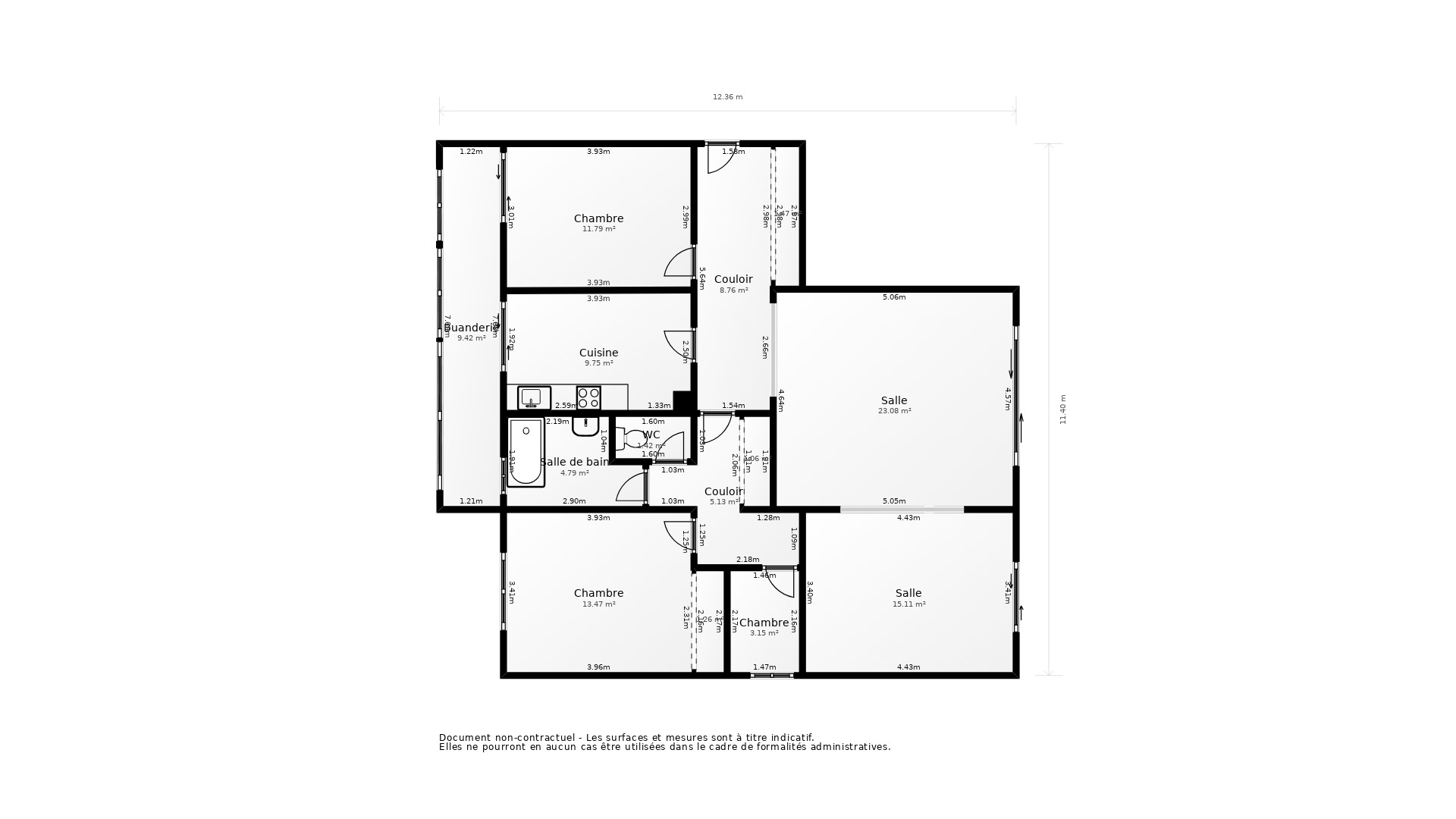 Vente Appartement BORDEAUX - 4 pièces - 102 m² - (33200)