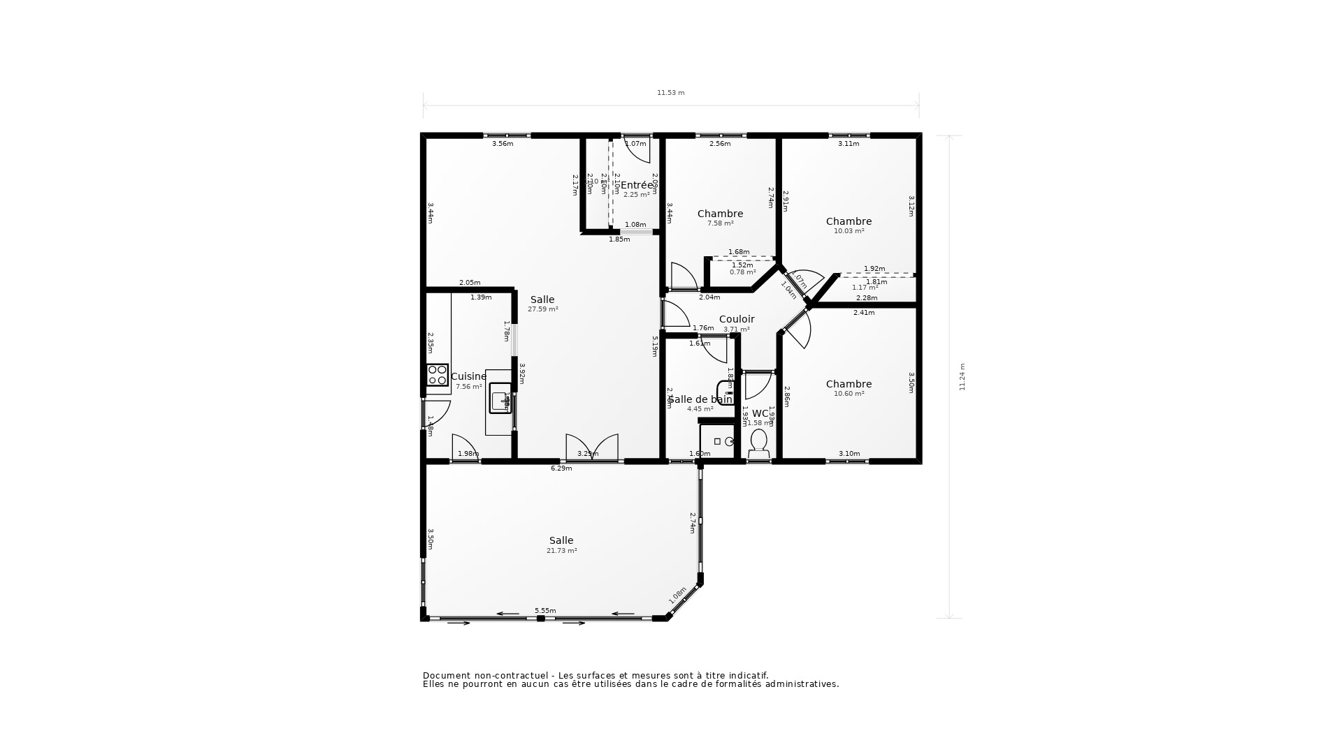 Vente Maison SAINTES - 5 pièces - 106 m² - (17100)