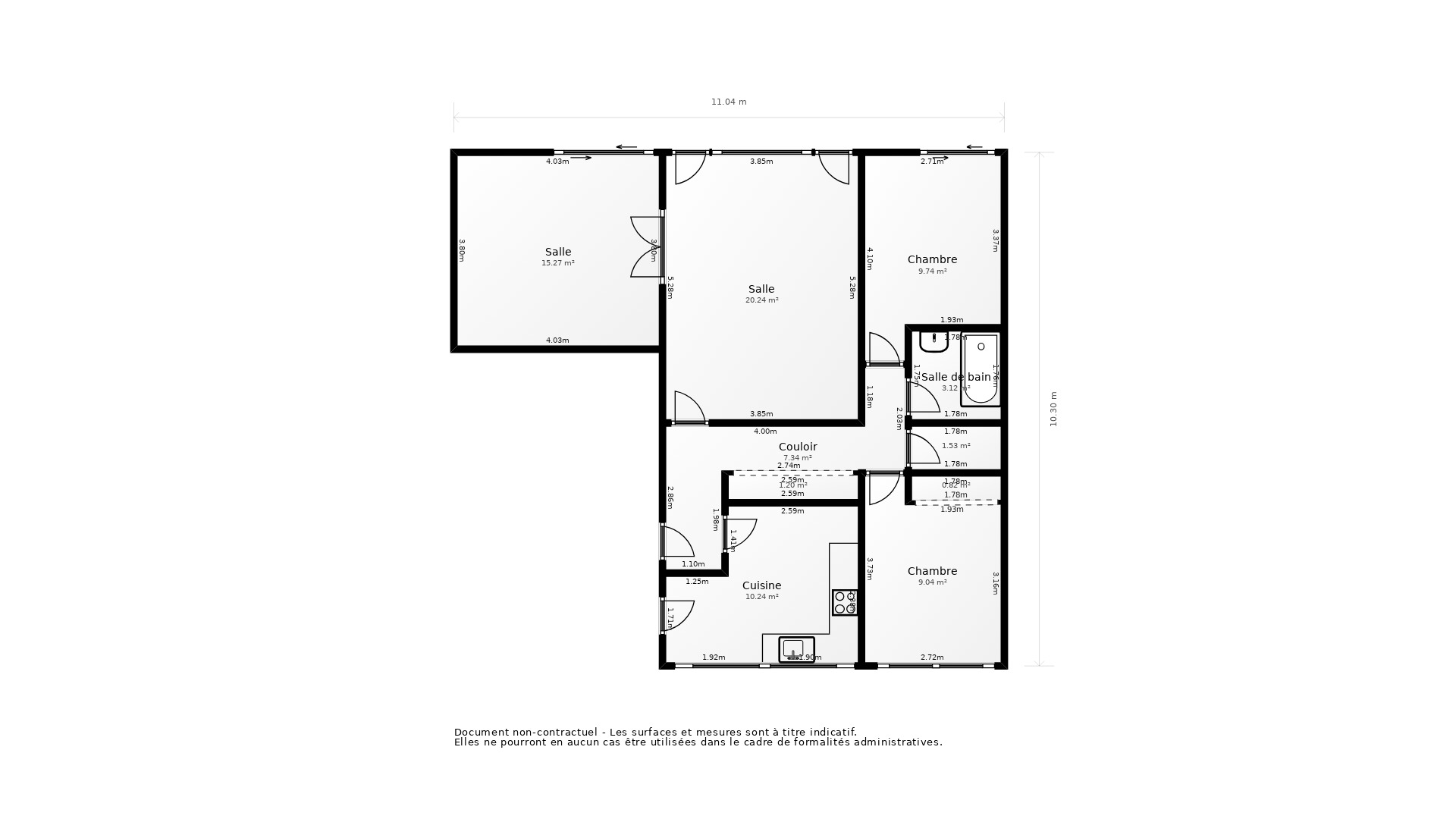 Vente Appartement RAMONVILLE ST AGNE - 3 pièces - 82 m² - (31520)