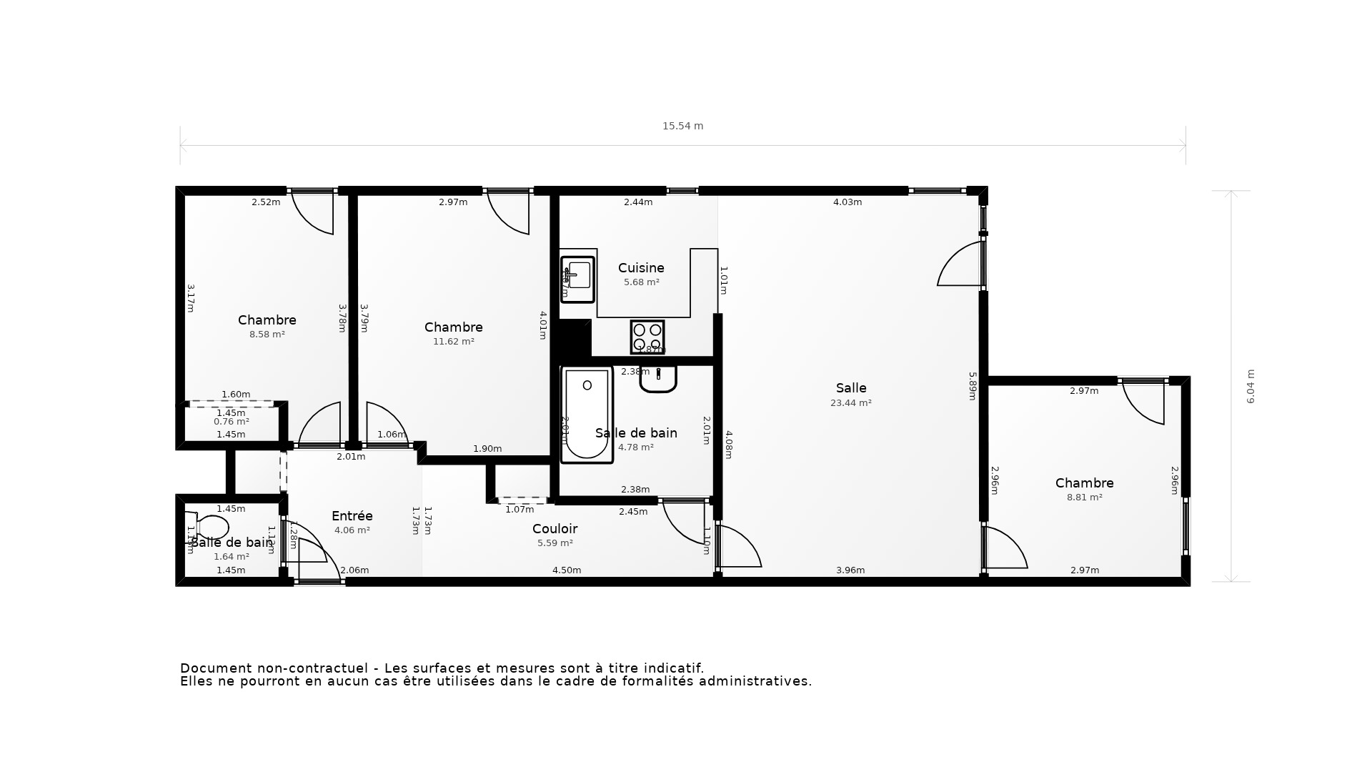 Vente Appartement LORMONT - 4 pièces - 78 m² - (33310)