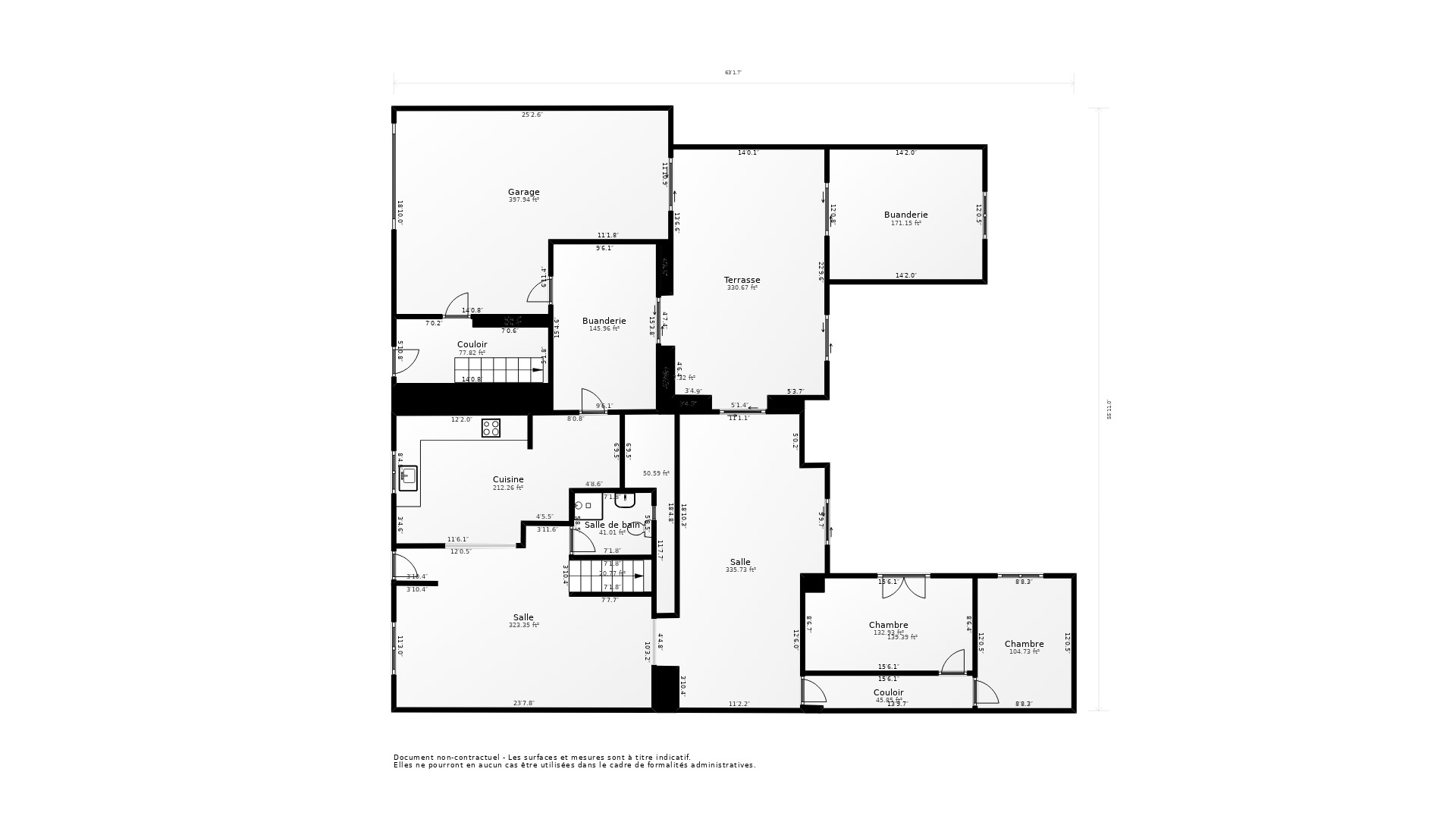 Vente Maison GUIPAVAS - 11 pièces - 250 m² - (29490)