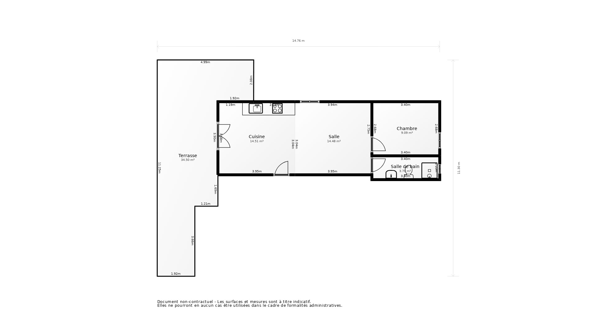 Vente Appartement BIARRITZ - 2 pièces - 37 m² - (64200)