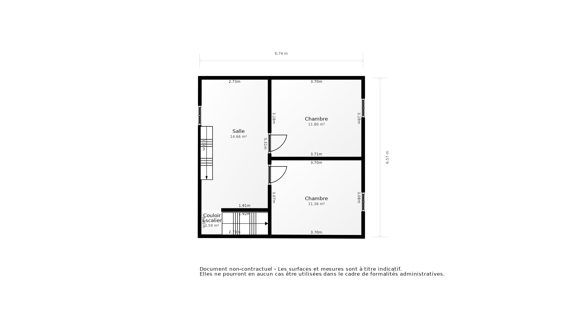 Vente Maison LA ROCHELLE - 3 pièces - 84 m² - (17000)