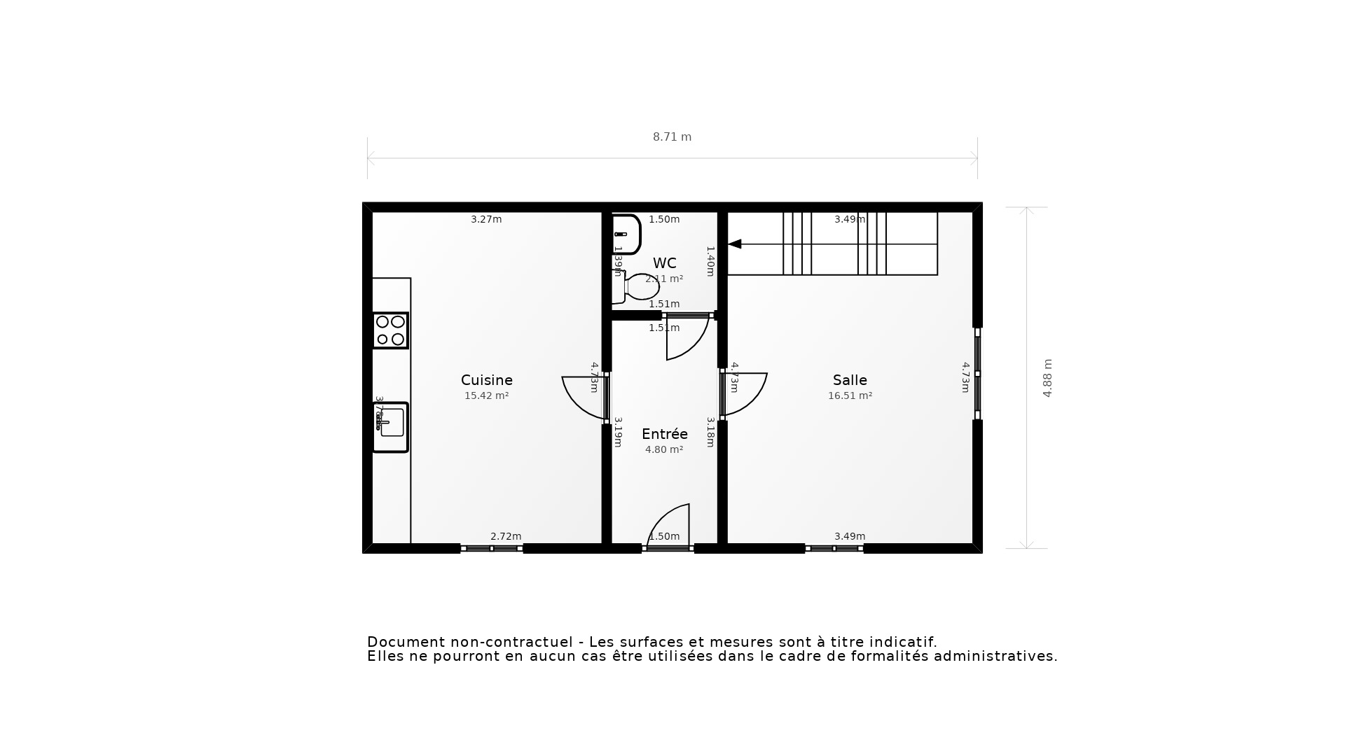 Vente Maison SAMATAN - 3 pièces - 79 m² - (32130)