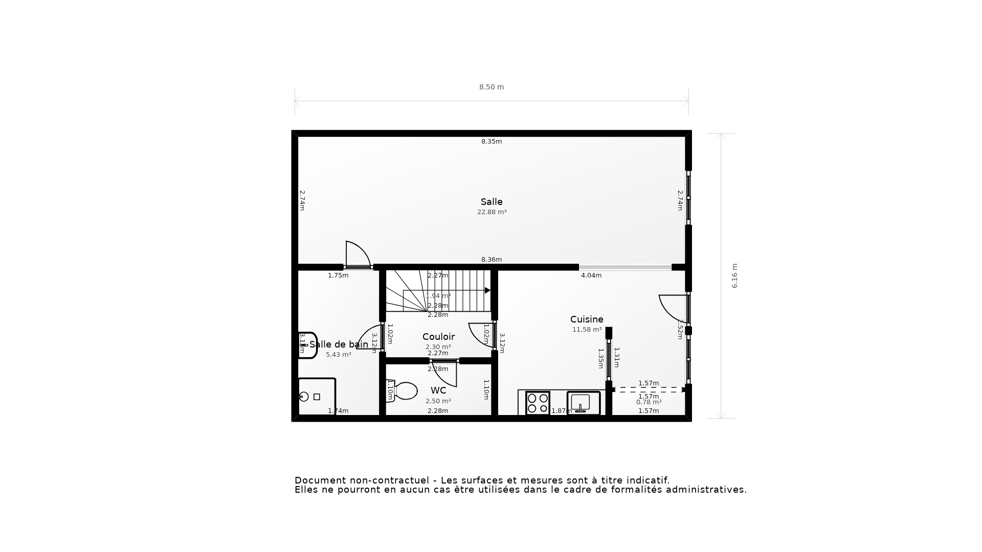 Vente Maison MANTES LA JOLIE - 3 pièces - 55 m² - (78200)