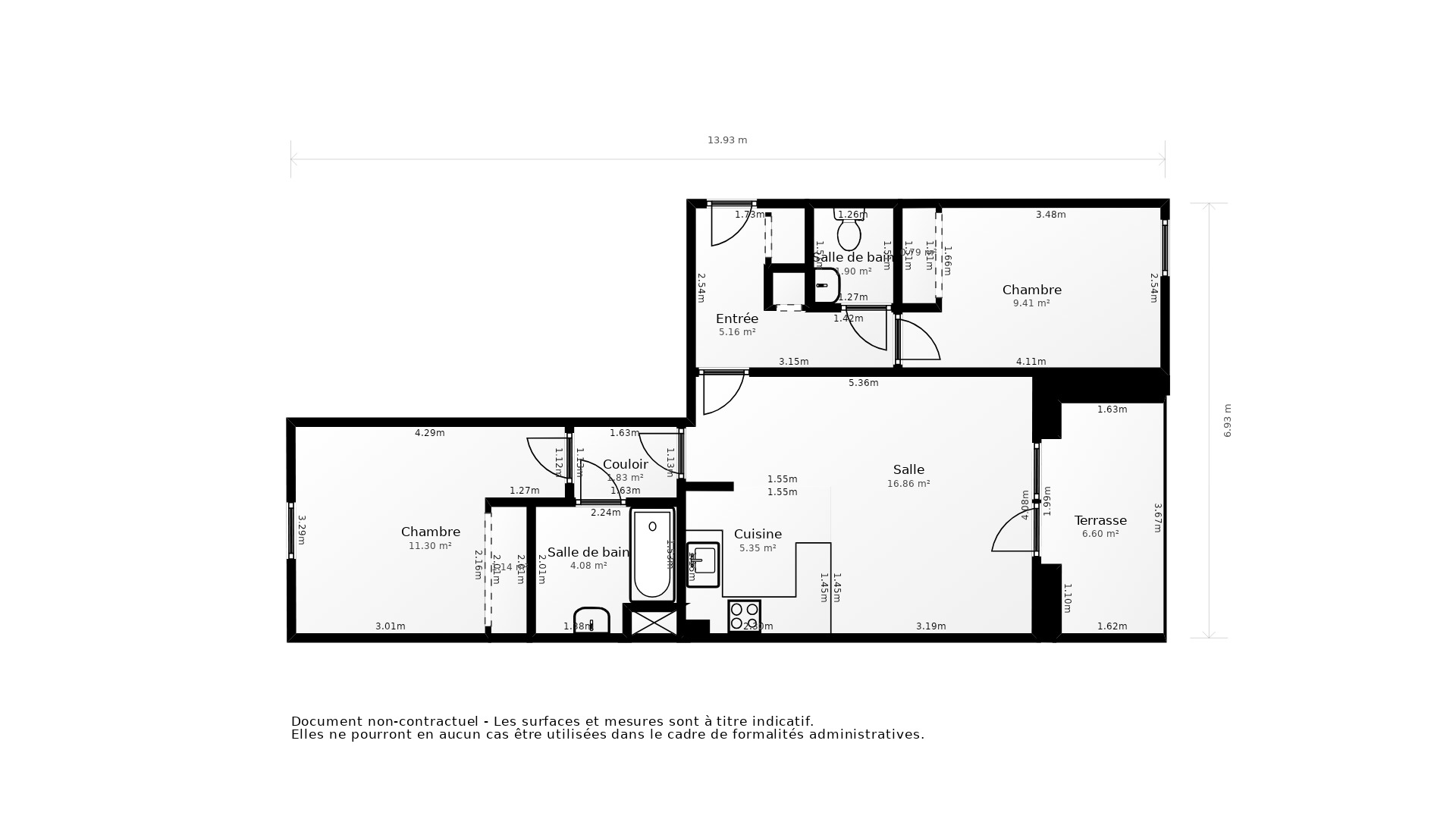 Vente Appartement VILLEURBANNE - 3 pièces - 67 m² - (69100)