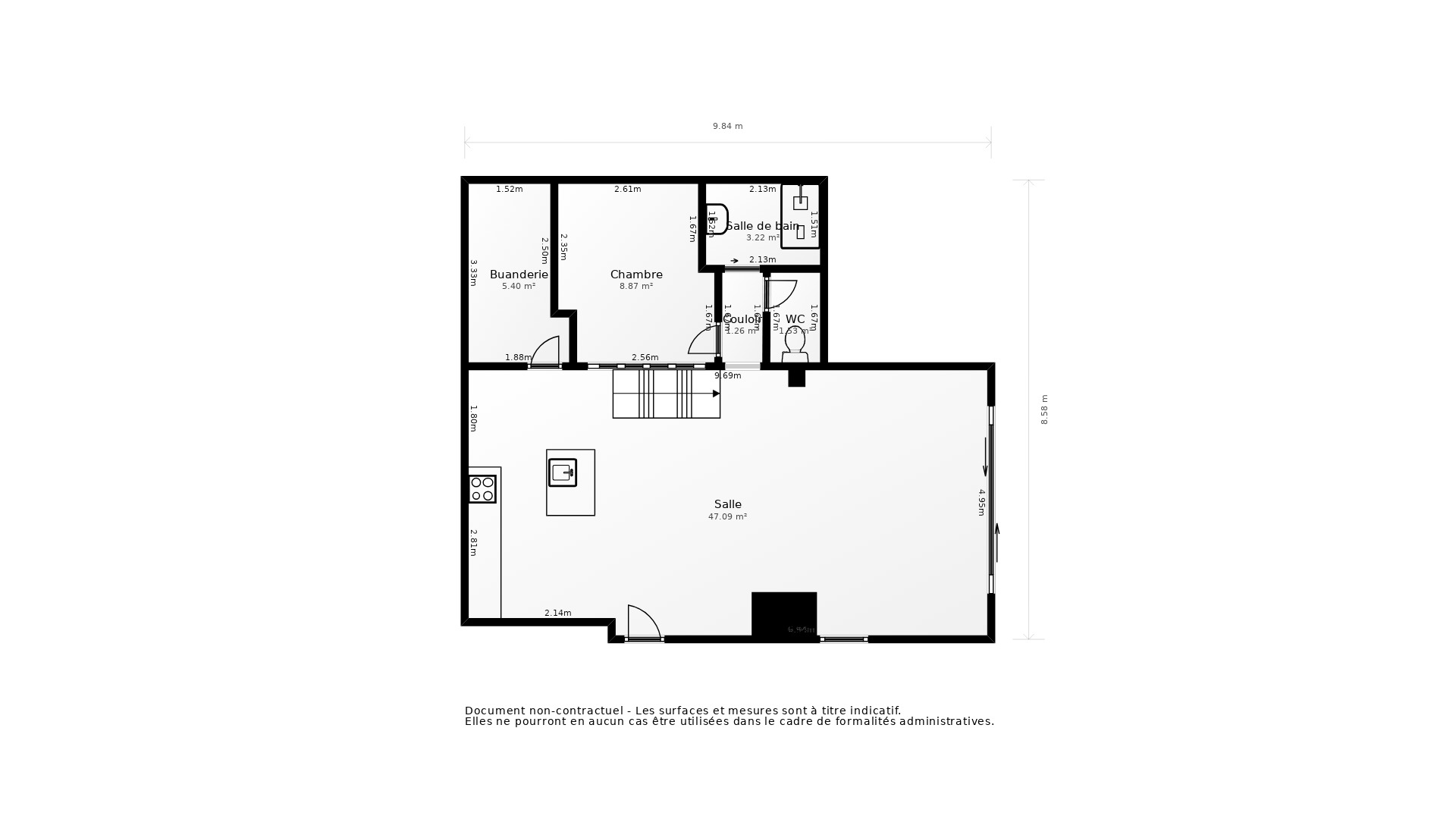 Vente Maison AMBARES ET LAGRAVE - 3 pièces - 97 m² - (33440)