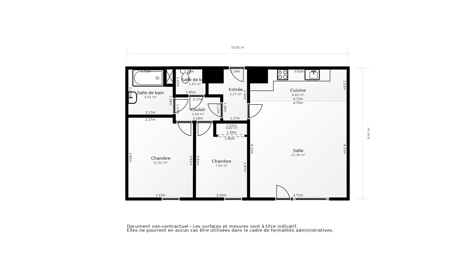 Vente Appartement MANTES LA VILLE - 3 pièces - 61 m² - (78711)