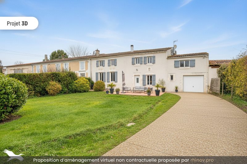 Vente Maison ECHEBRUNE - 6 pièces -161 m² - (17800)