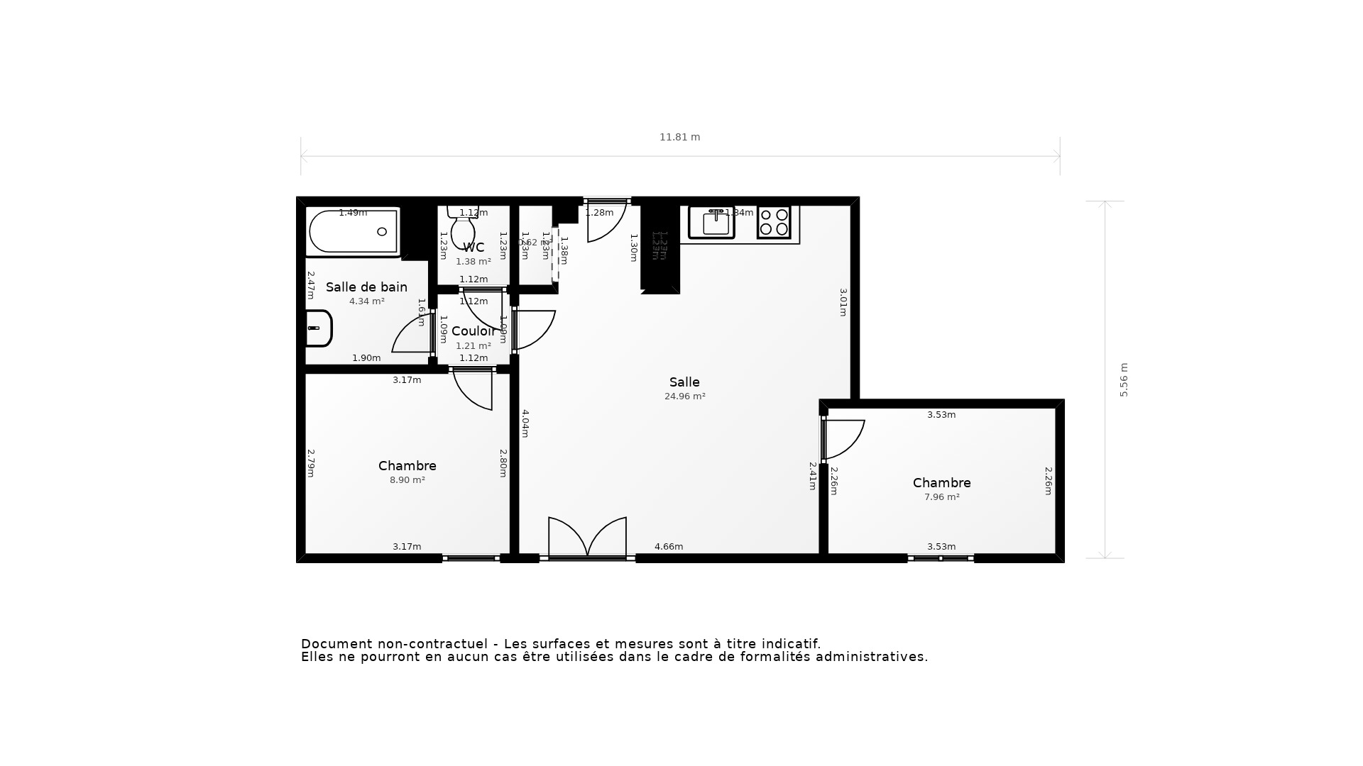 Vente Appartement MONTPELLIER - 3 pièces - 58 m² - (34090)