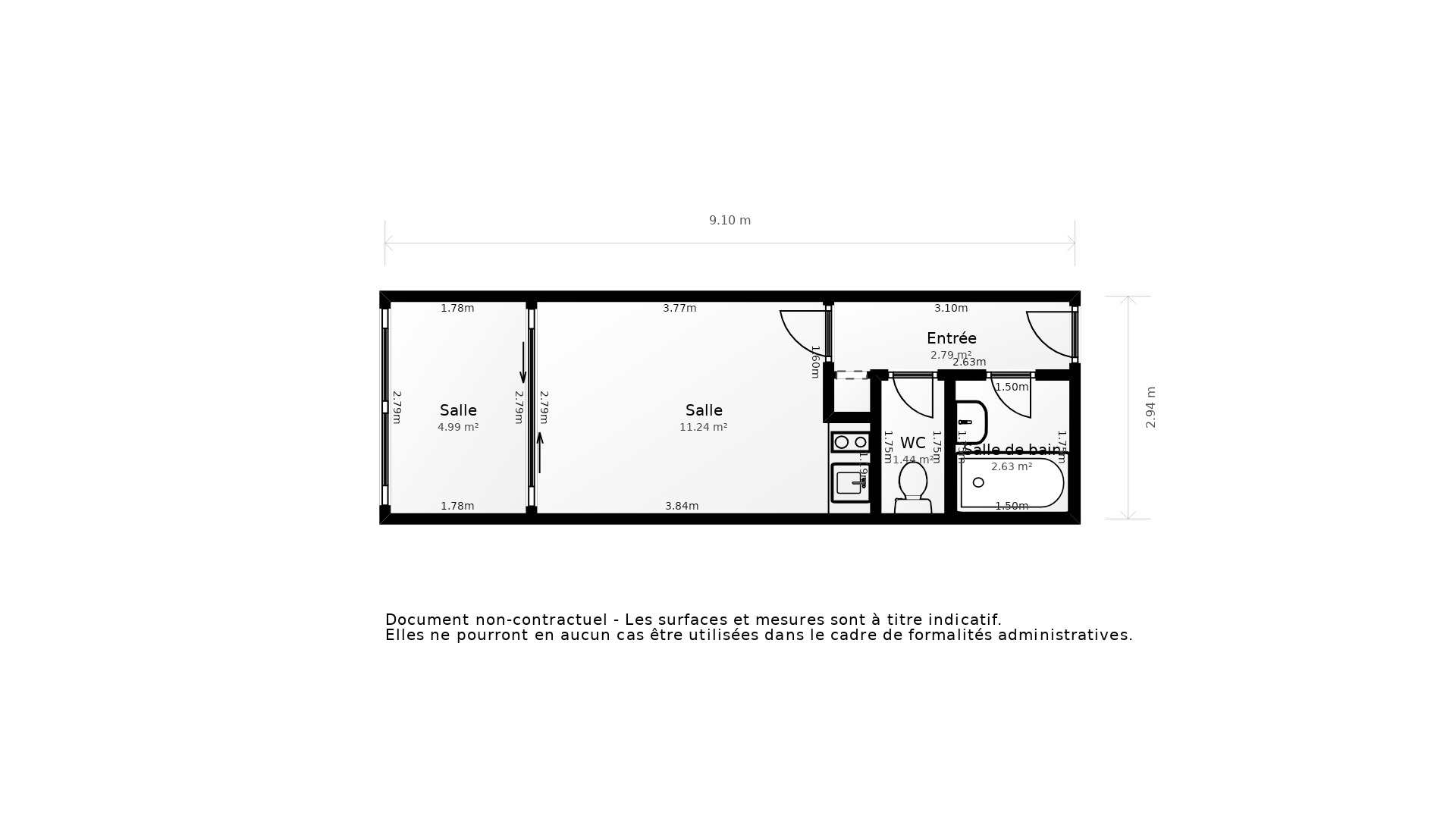 Vente Appartement LA GRANDE MOTTE - 1 pièce - 20,2 m² - (34280)