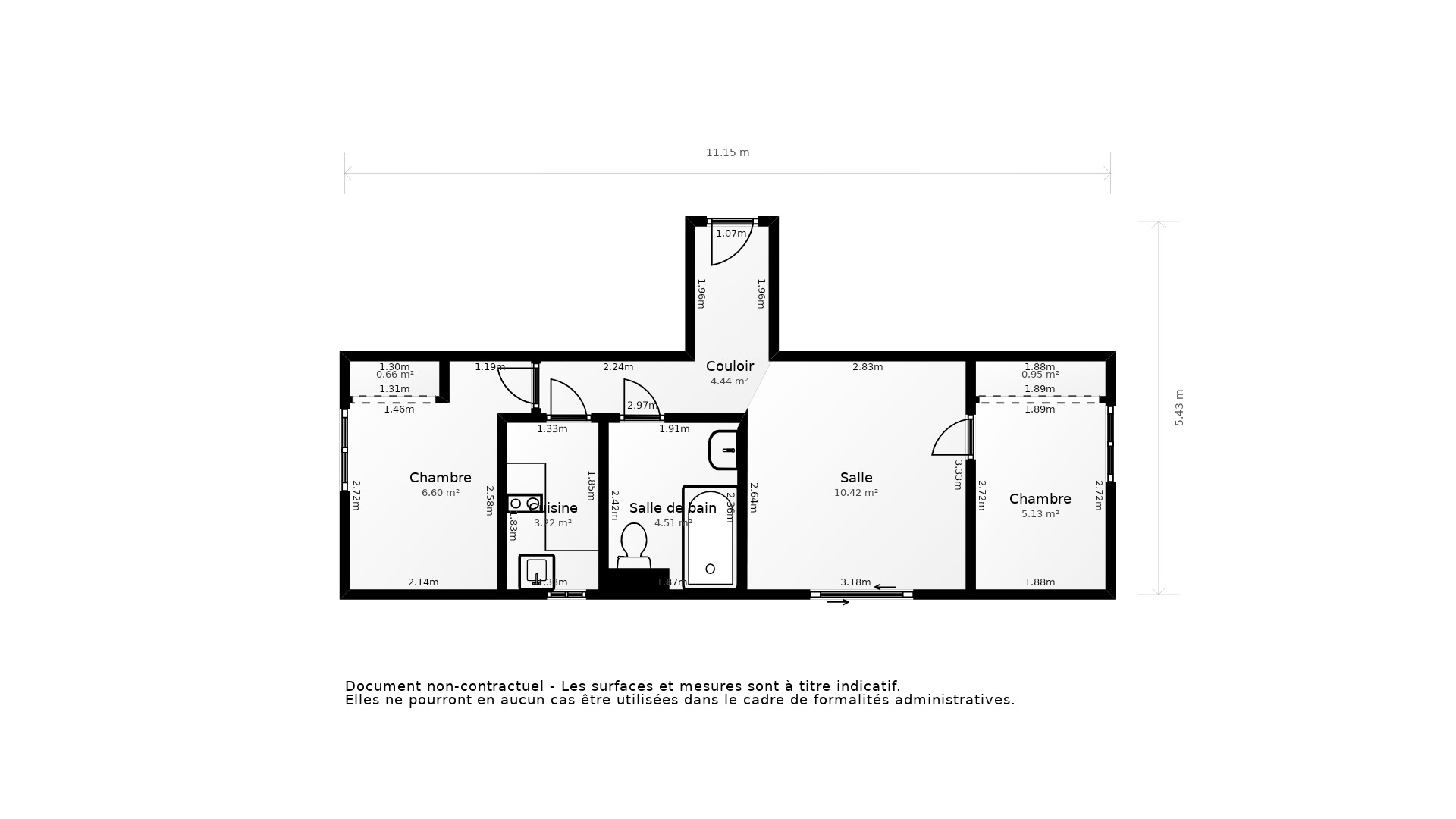 Vente Appartement ARCACHON - 3 pièces - 42 m² - (33120)
