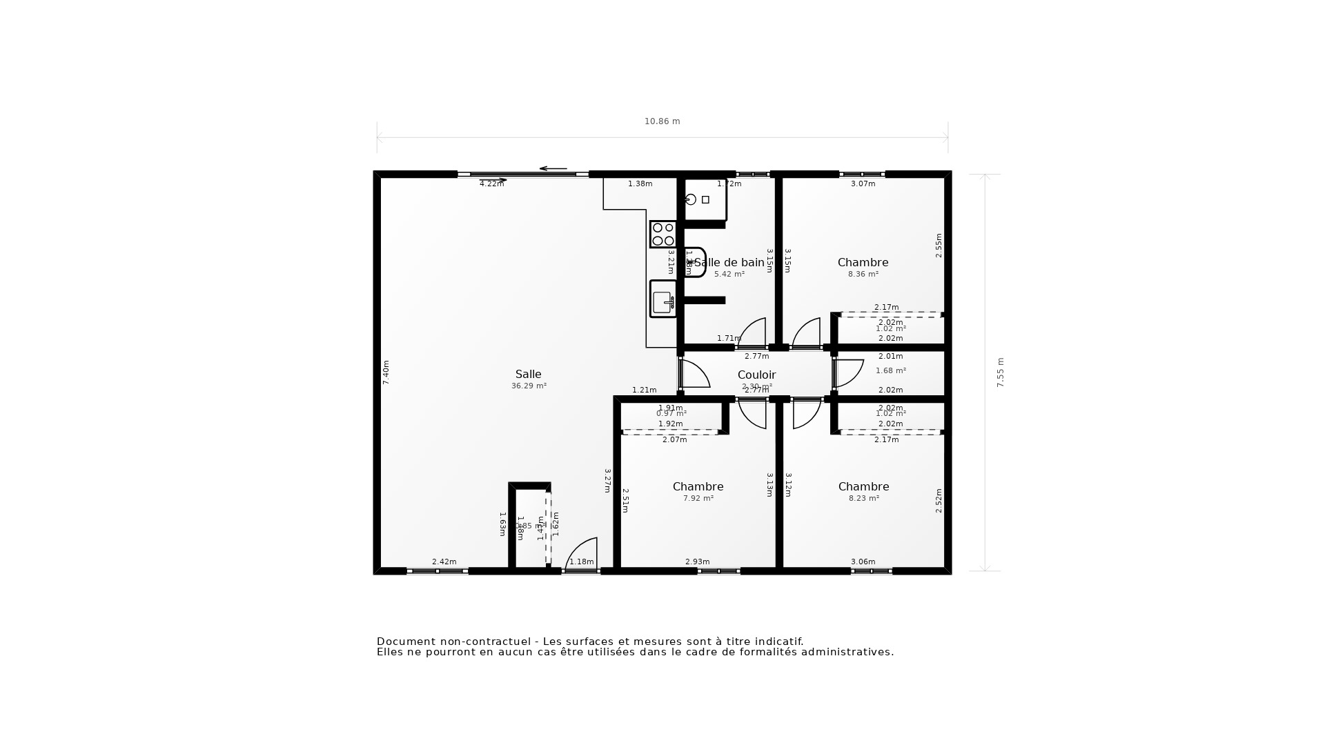 Vente Maison DOMPIERRE SUR YON - 5 pièces - 71 m² - (85170)